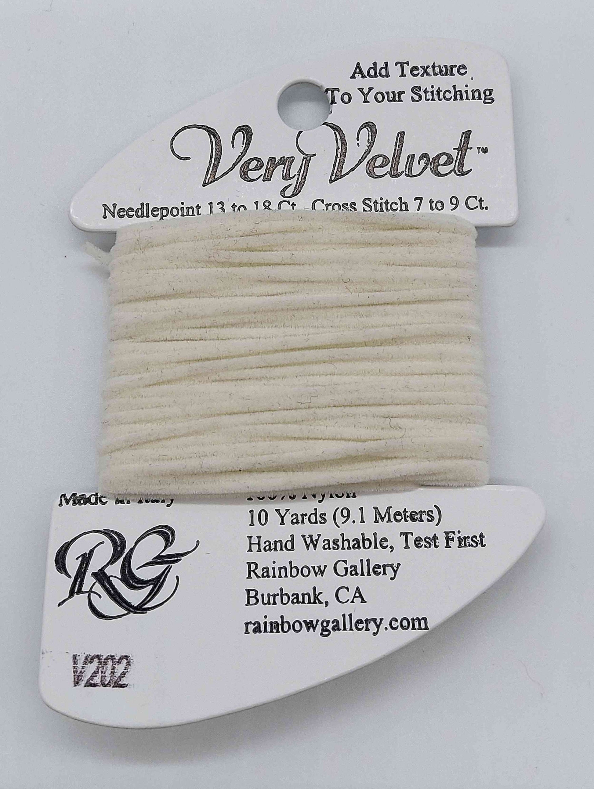 Very Velvet - Assorted Colors - V202-WHITE