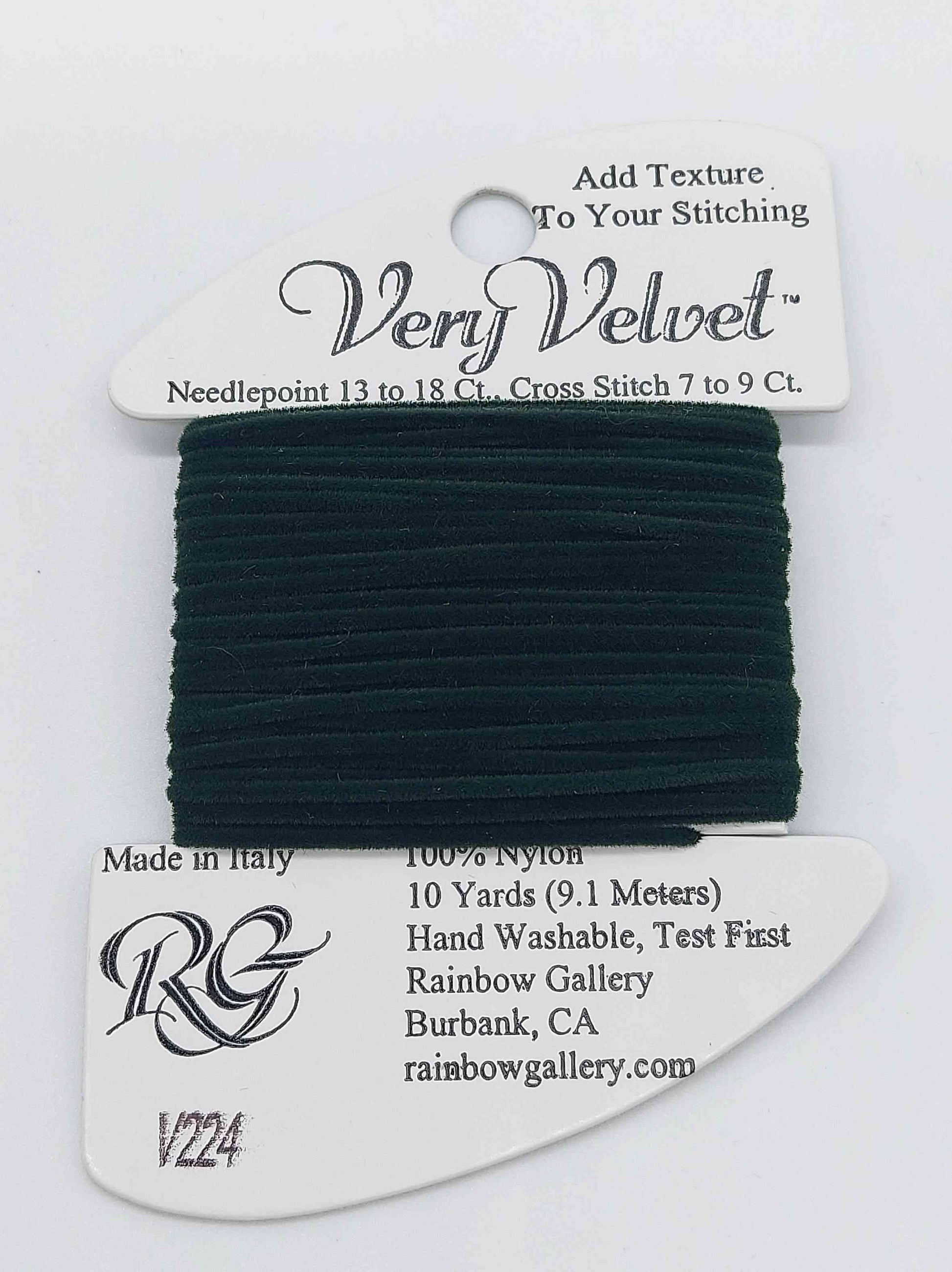 Very Velvet - Assorted Colors - V224-DRK FOREST