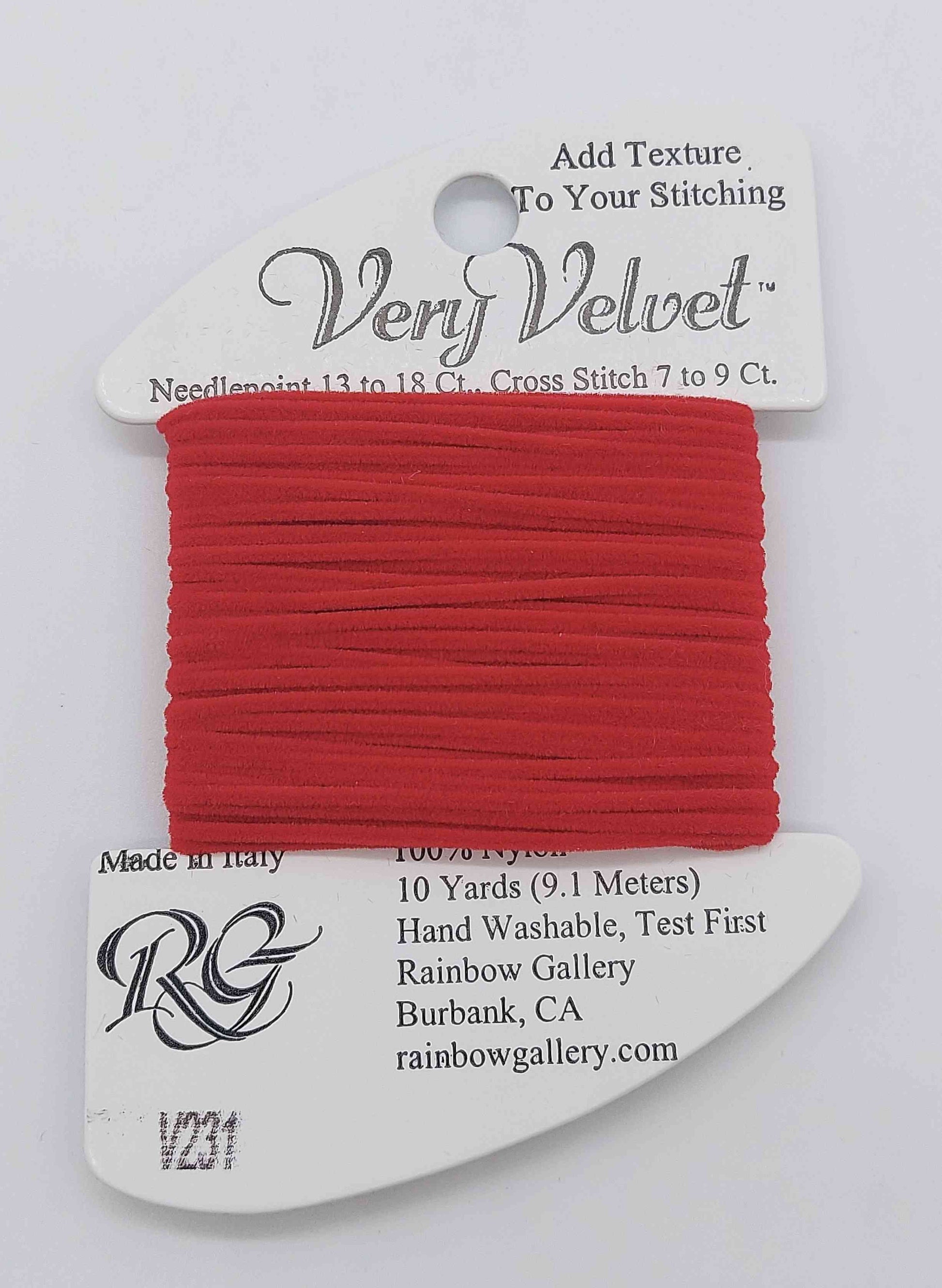 Very Velvet - Assorted Colors - V231-XMAS RED