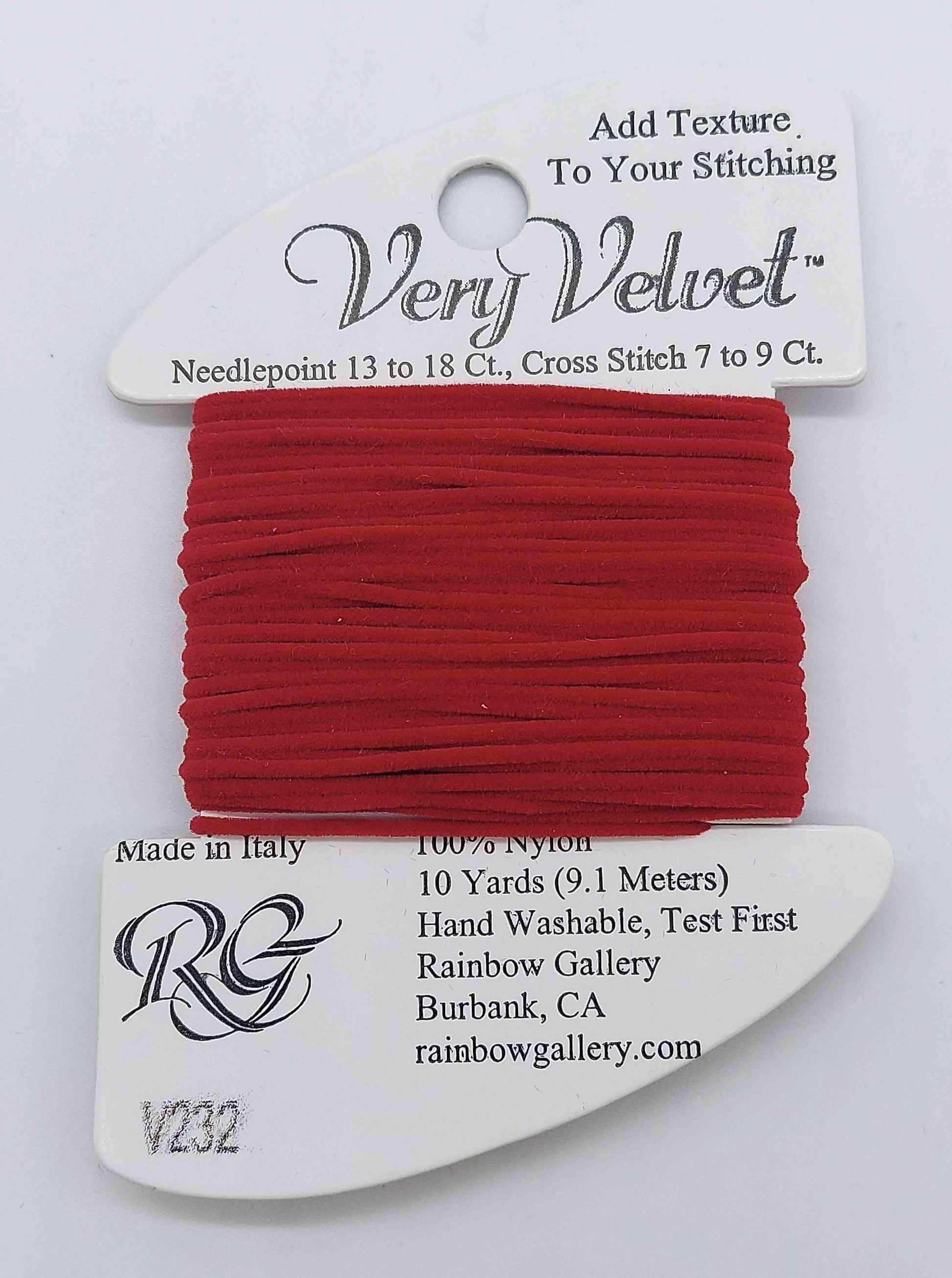 Very Velvet - Assorted Colors - V232-BRITE RED