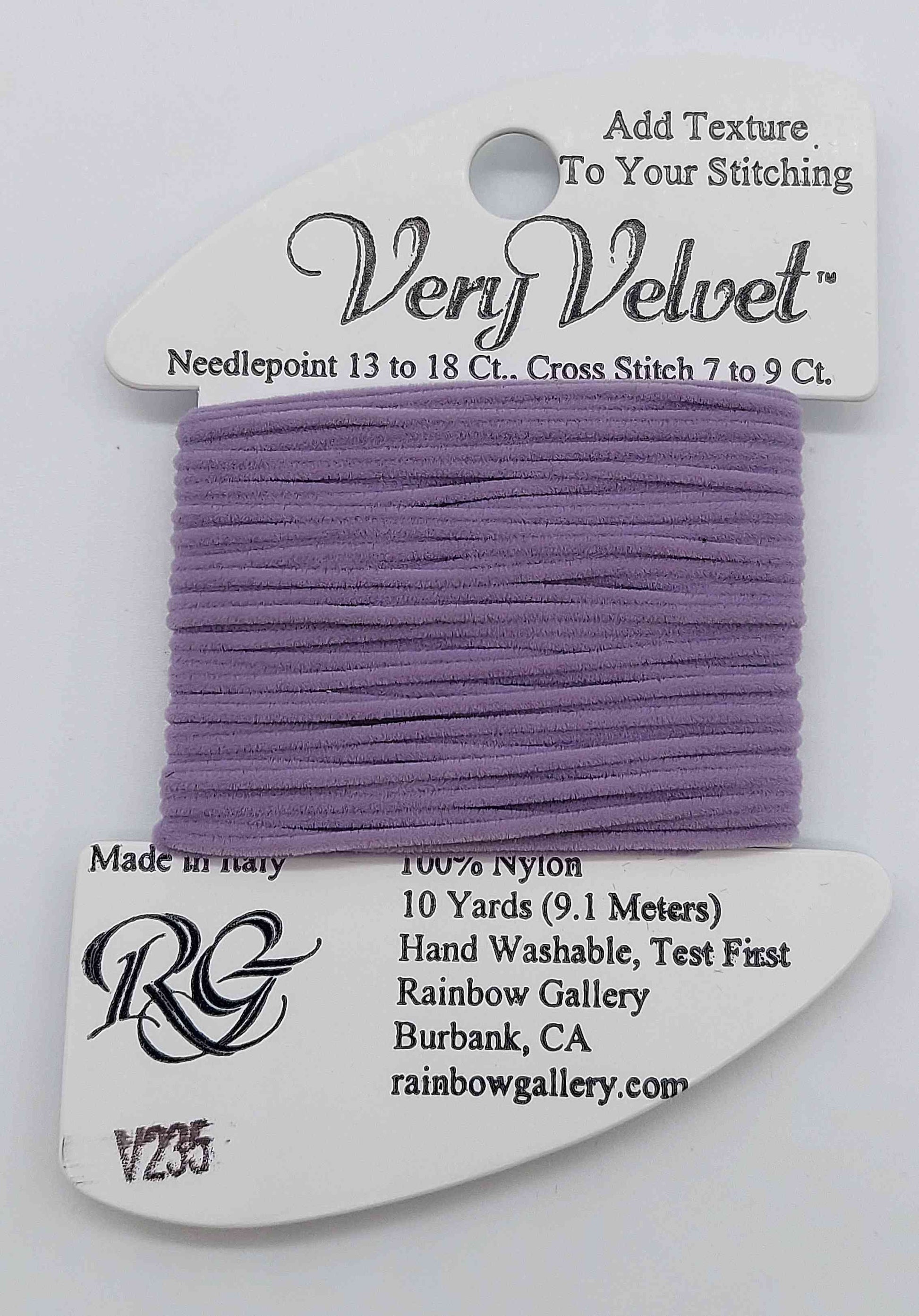 Very Velvet - Assorted Colors - V235-LTE VIOLET