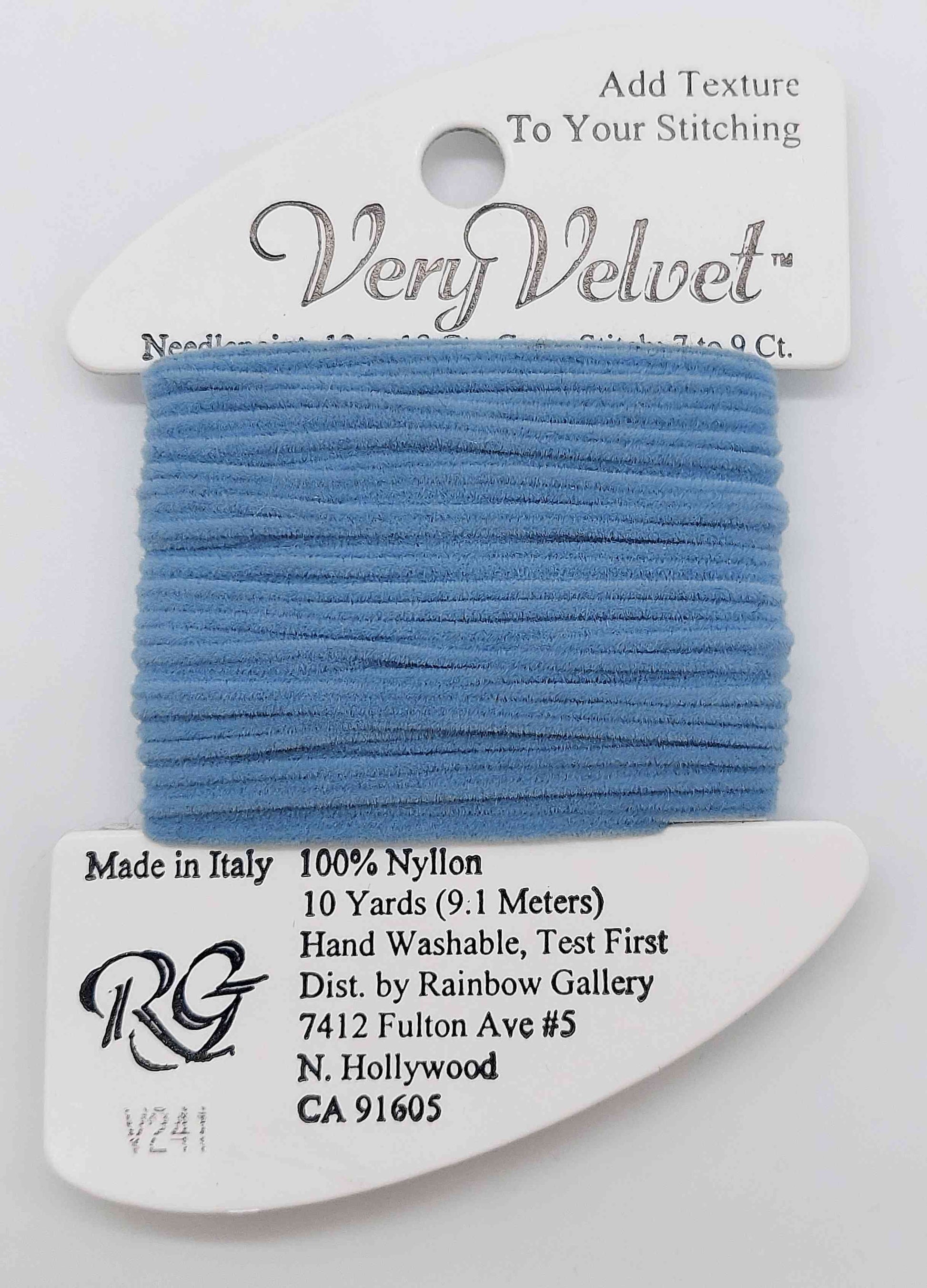 Very Velvet - Assorted Colors - V241-LT ANT BLU