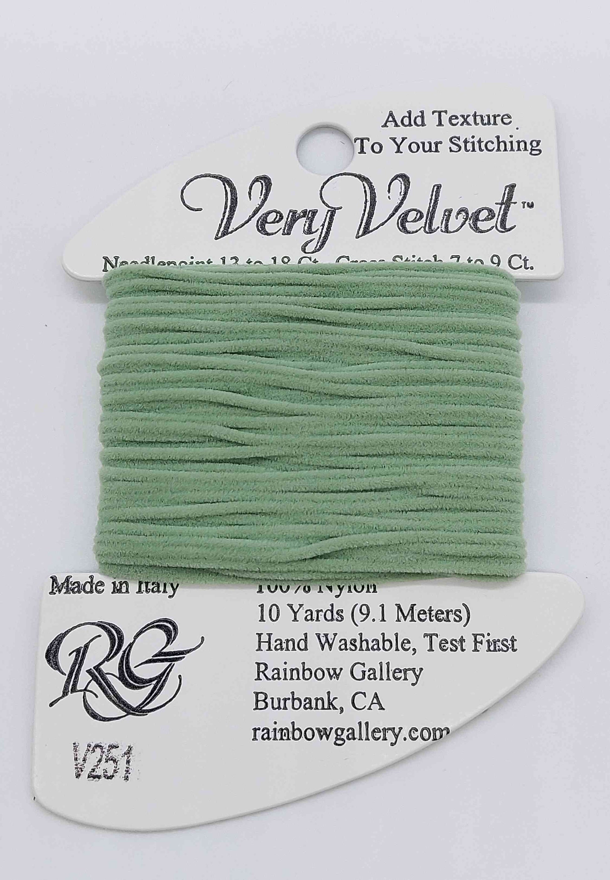 Very Velvet - Assorted Colors - V251-SAGE GREEN