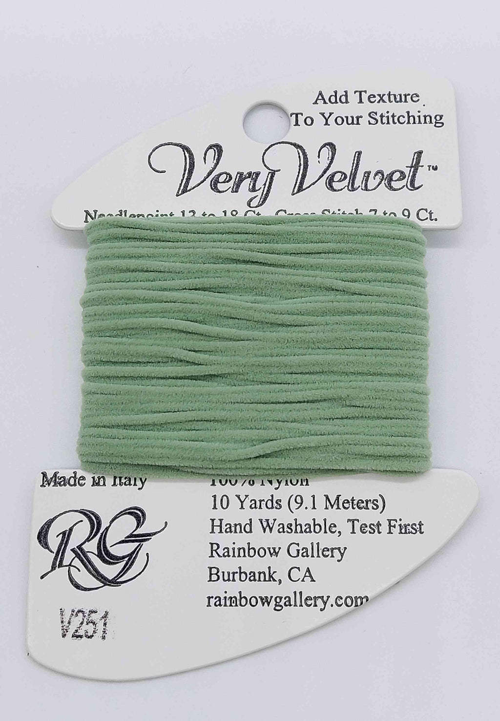 Very Velvet - Assorted Colors - V251-SAGE GREEN