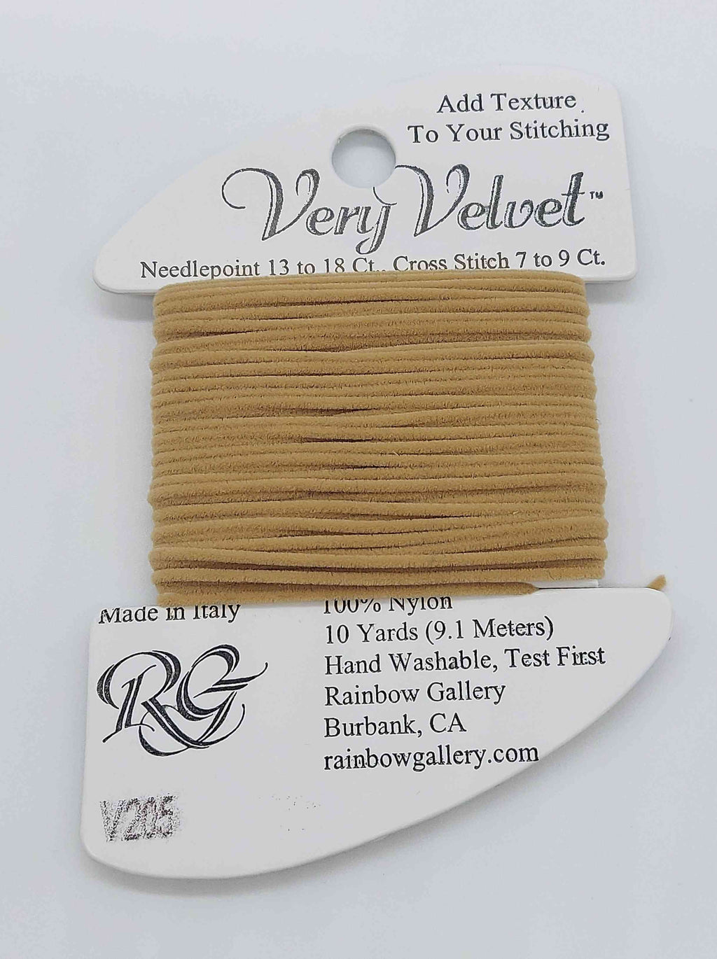 Very Velvet - Assorted Colors - V205-CAMEL