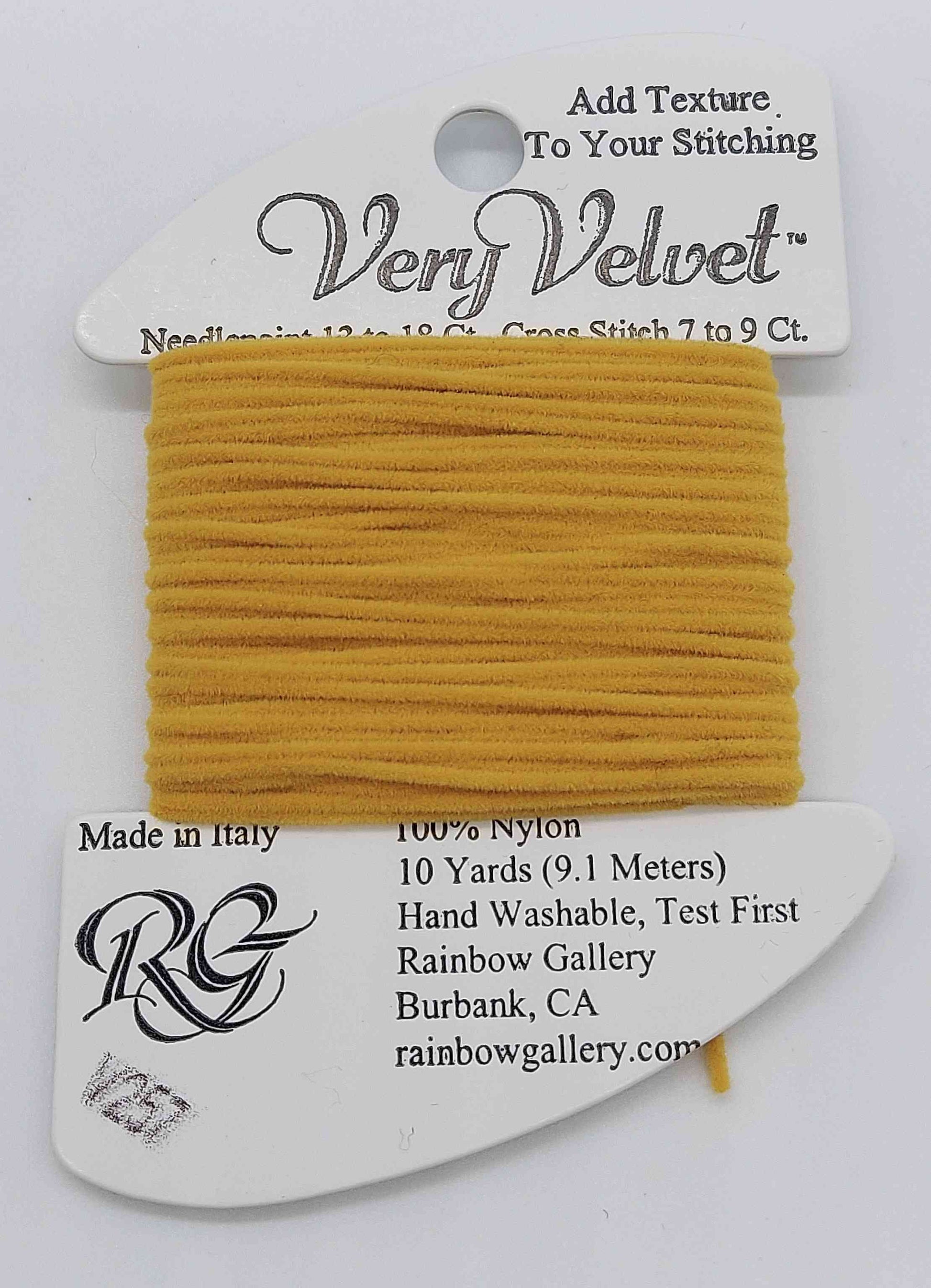 Very Velvet - Assorted Colors - V257-GOLD