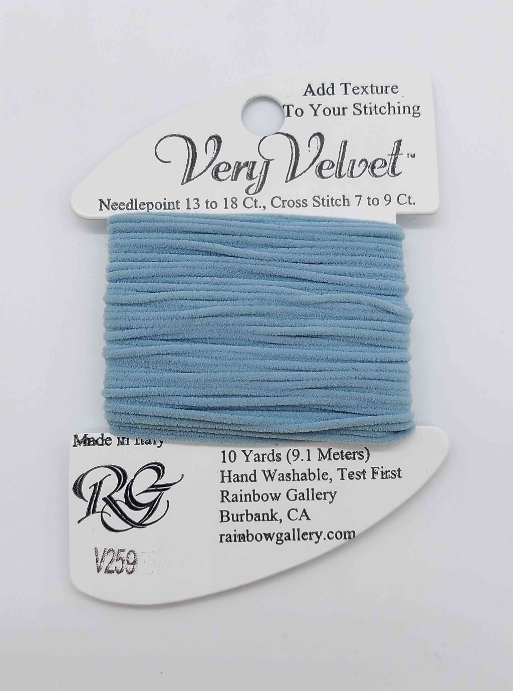 Very Velvet - Assorted Colors - V259-PALE BLUE