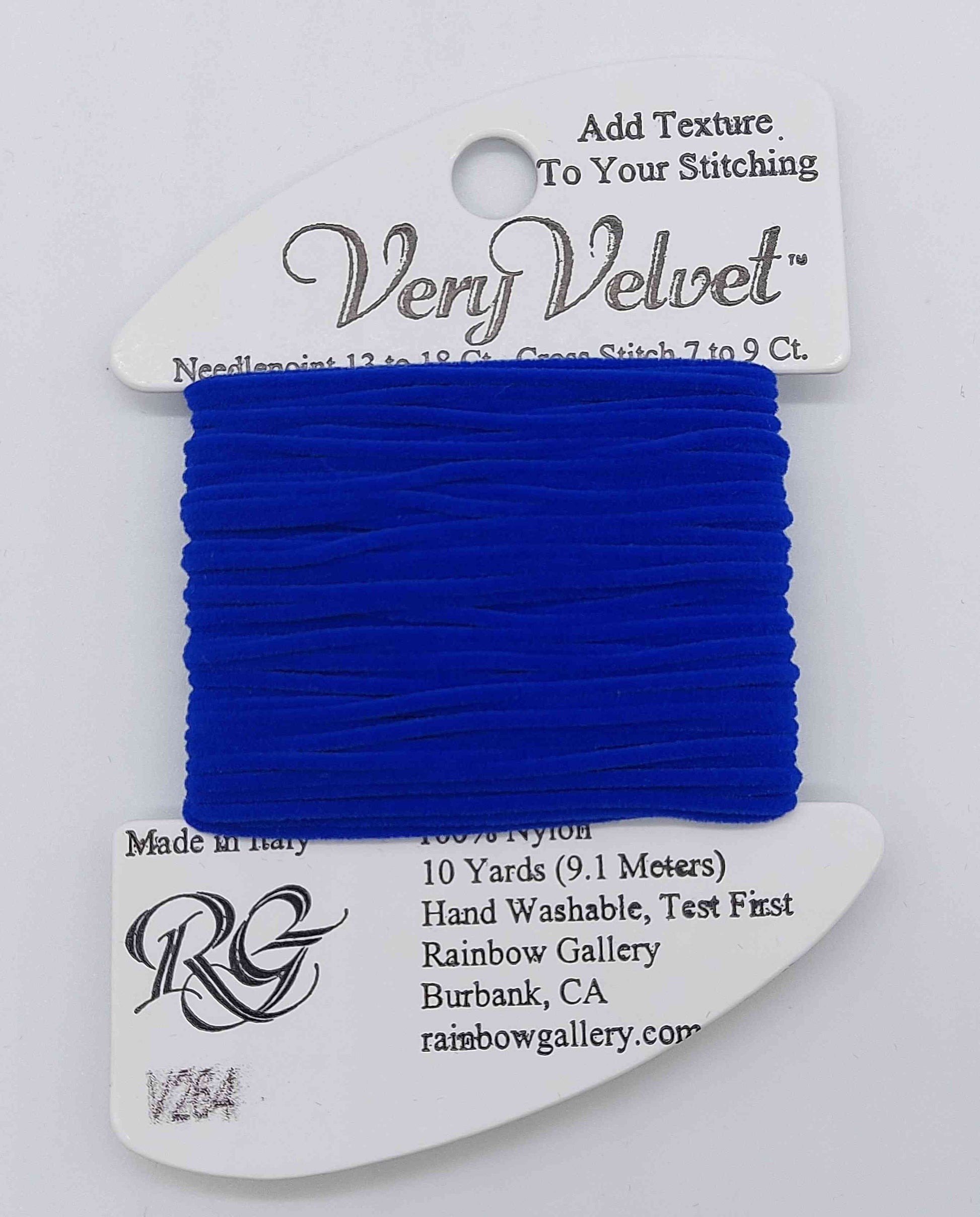 Very Velvet - Assorted Colors - V264-INDIGO BLU