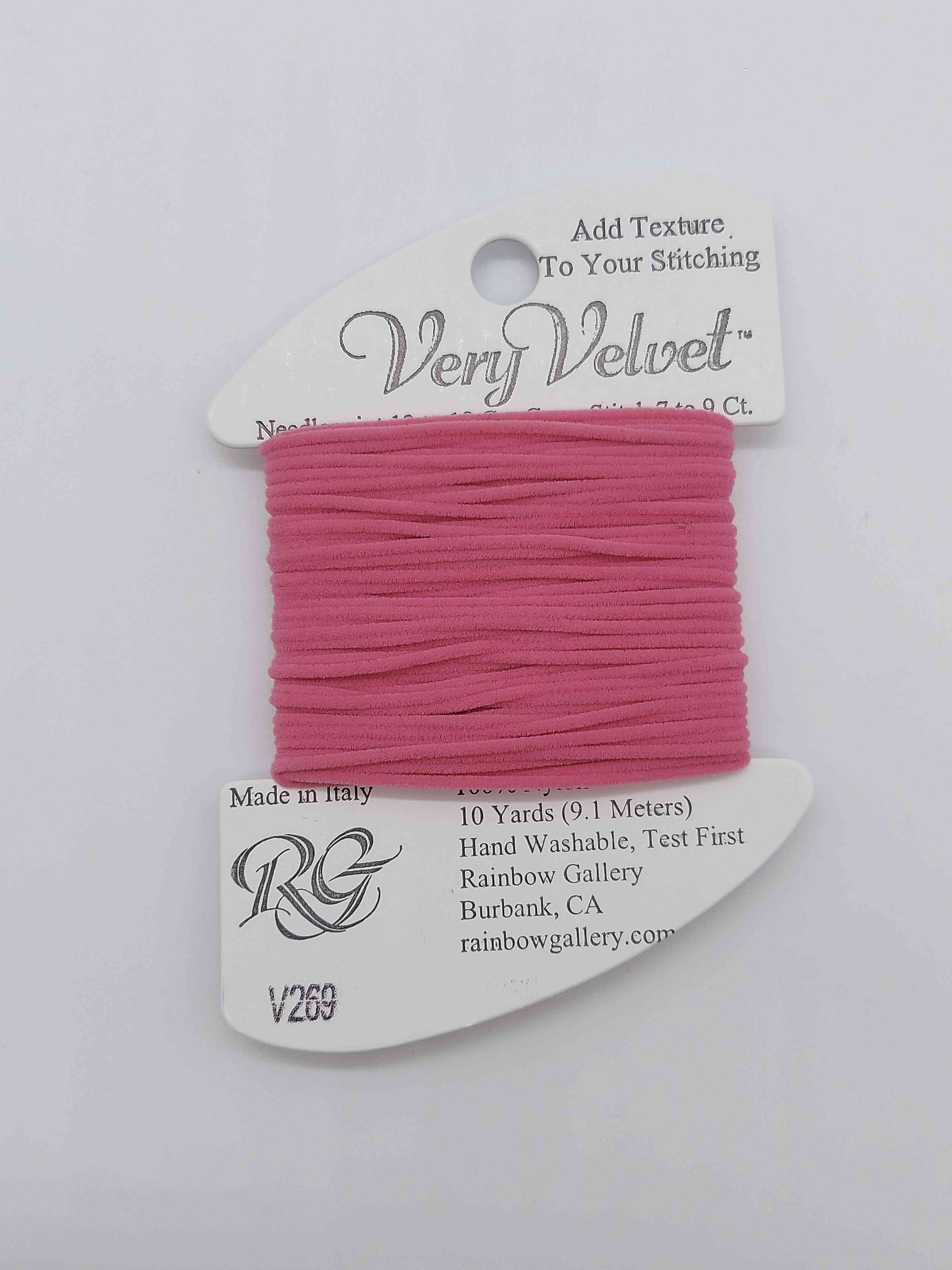 Very Velvet - Assorted Colors - V269-MD RASPBERRY