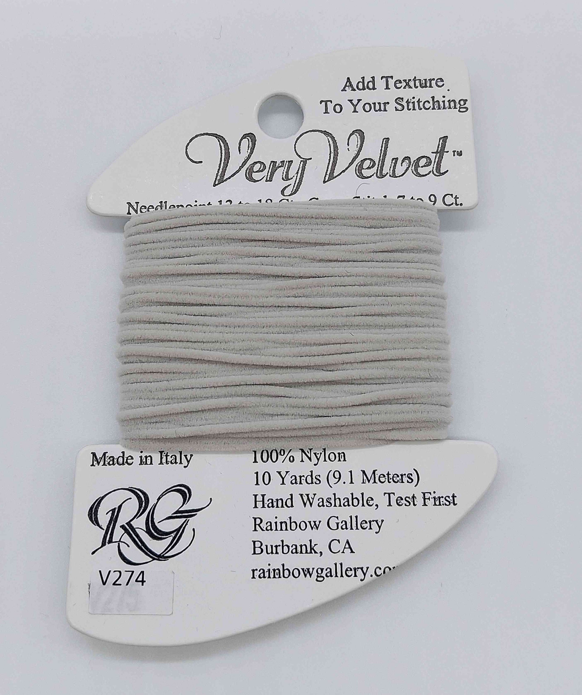 Very Velvet - Assorted Colors - V274-LT PEARL GRAY