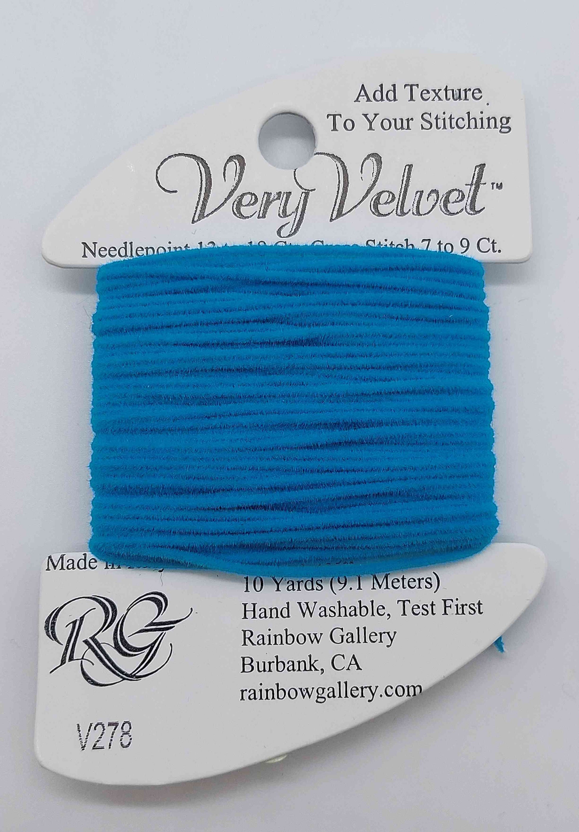 Very Velvet - Assorted Colors - V278-TURQUOISE