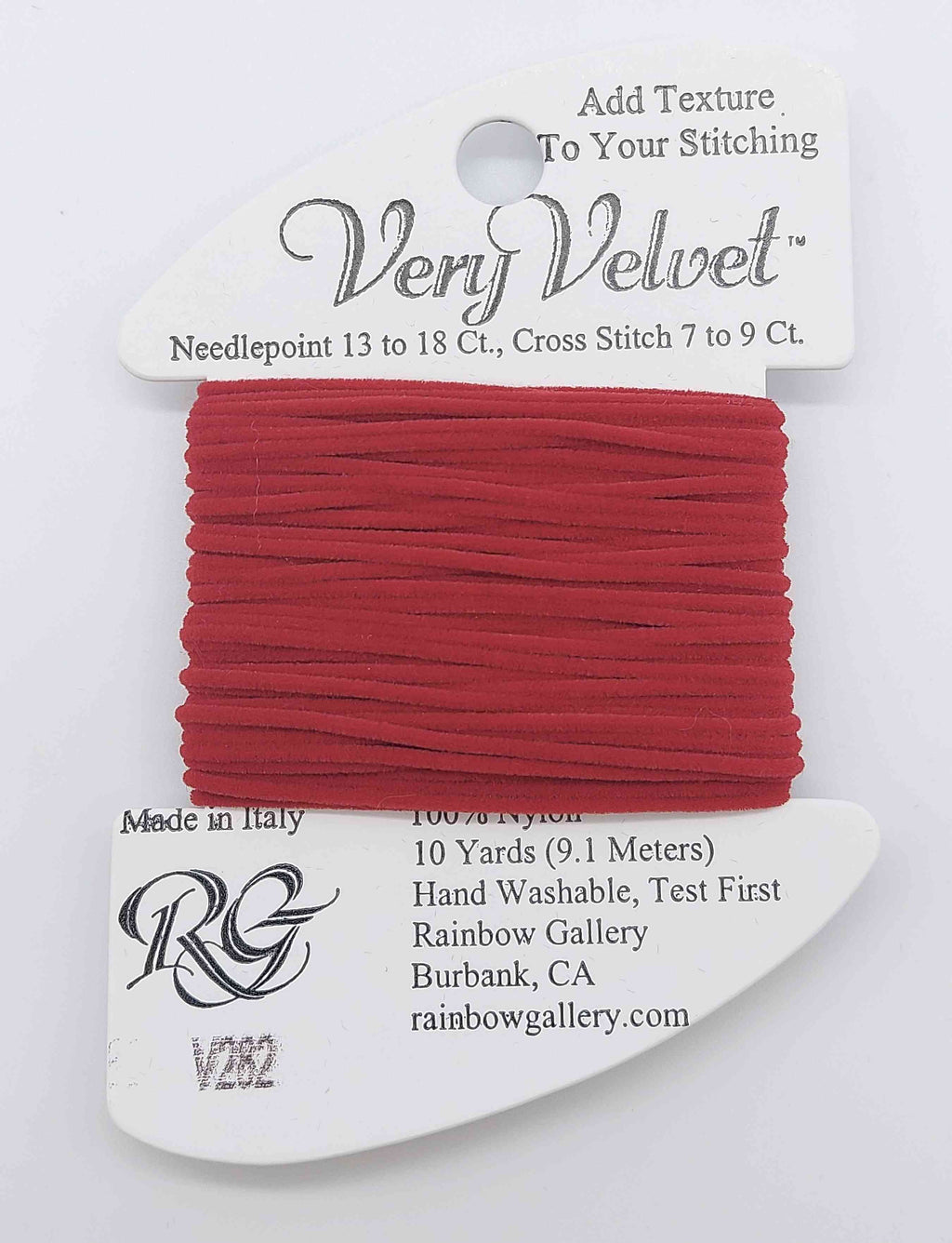 Very Velvet - Assorted Colors - V282-SCARLET