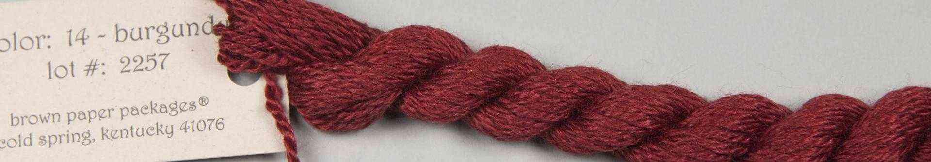 Silk & Ivory - 14 Burgundy