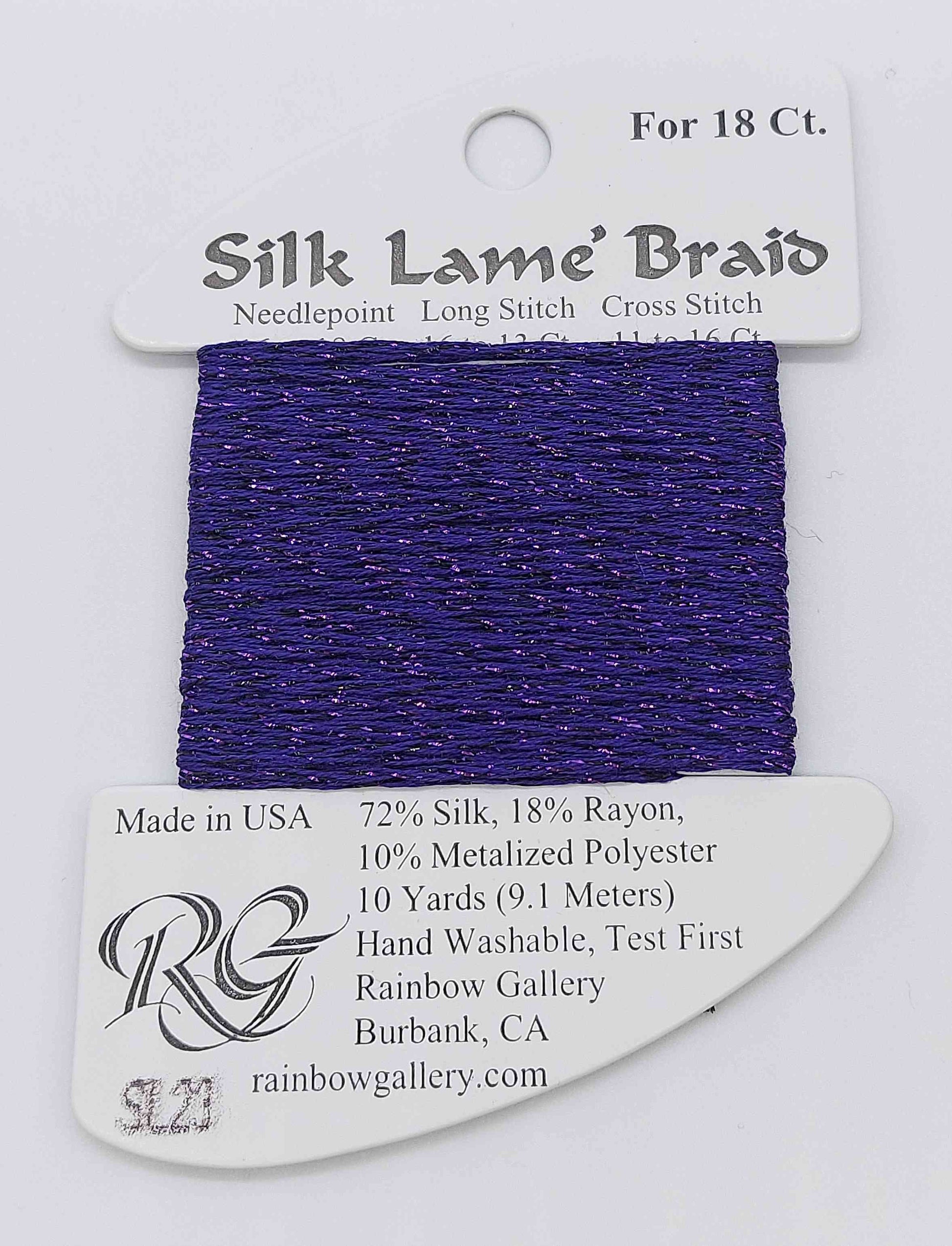 Slik Lame Baid -  Assorted Colors - SL23-DARK LAVENDER