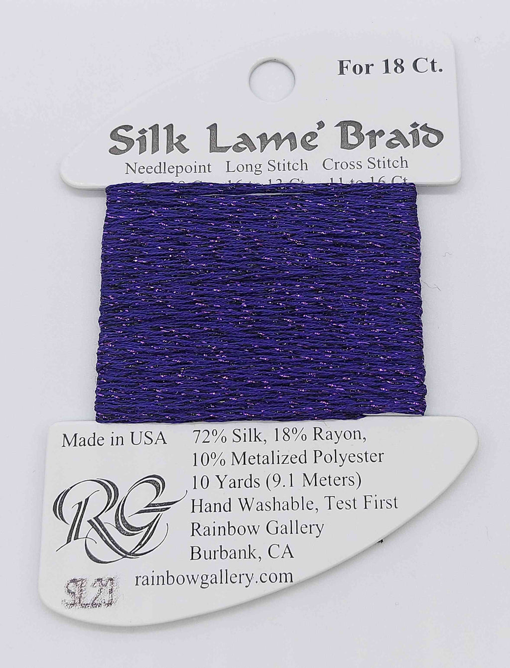 Slik Lame Baid -  Assorted Colors - SL23-DARK LAVENDER