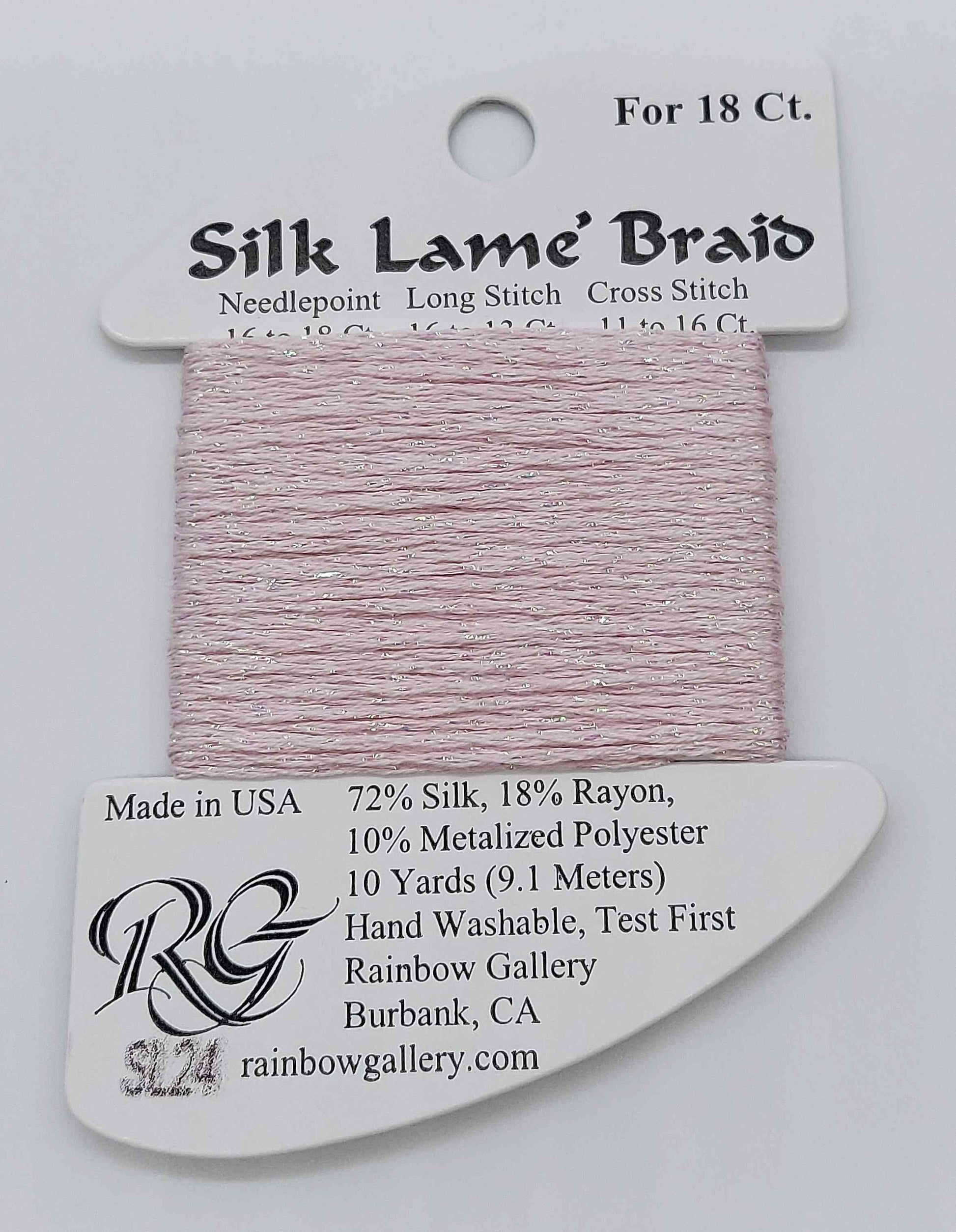 Slik Lame Baid -  Assorted Colors - SL24-BABY PINK