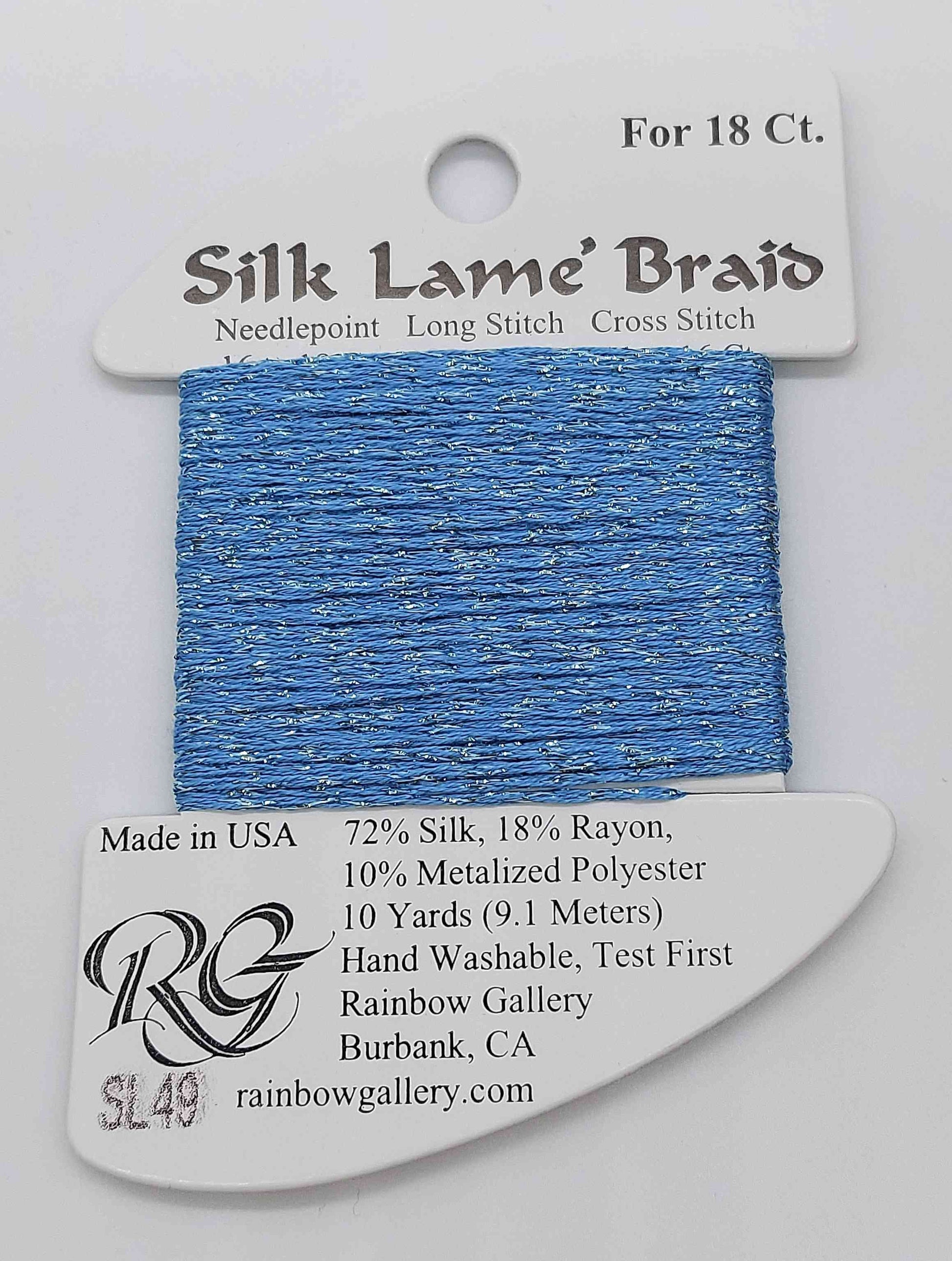 Slik Lame Baid -  Assorted Colors - SL49-CHINA BLUE