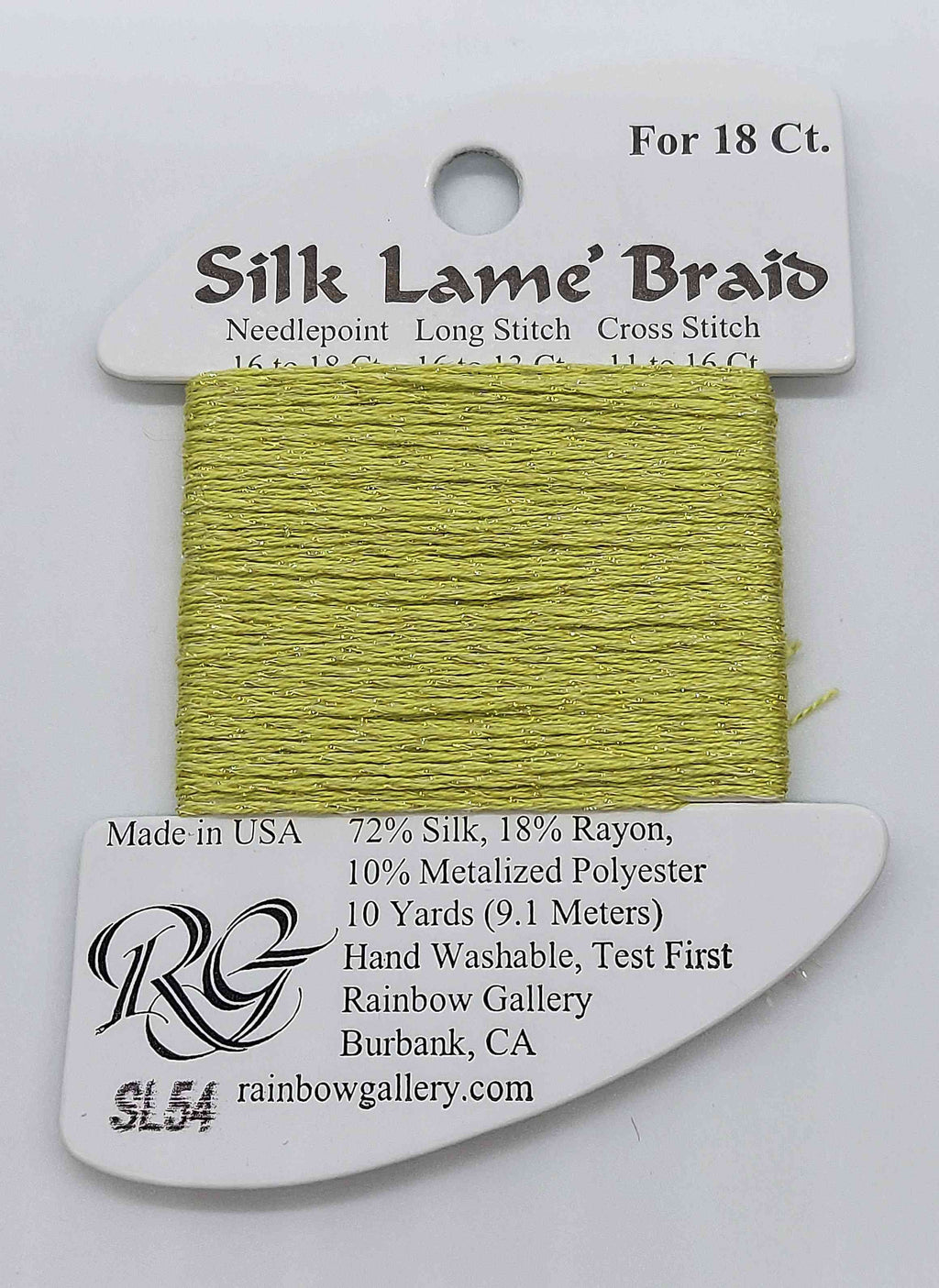 Slik Lame Baid -  Assorted Colors - SL54-LITE AVOCADO