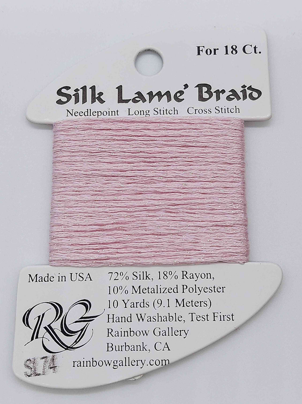 Slik Lame Baid -  Assorted Colors - SL74-PALE PINK
