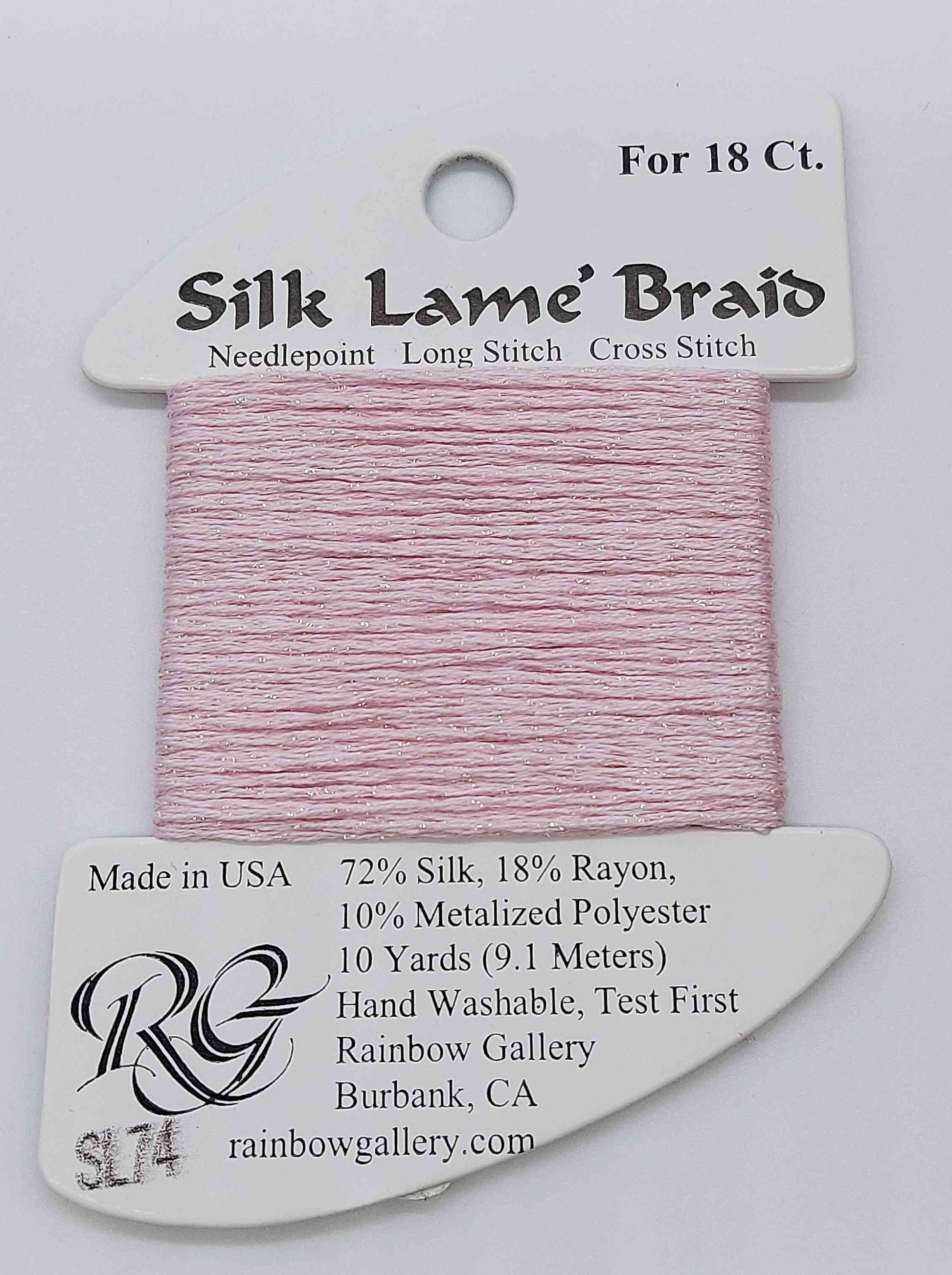 Slik Lame Baid -  Assorted Colors - SL74-PALE PINK