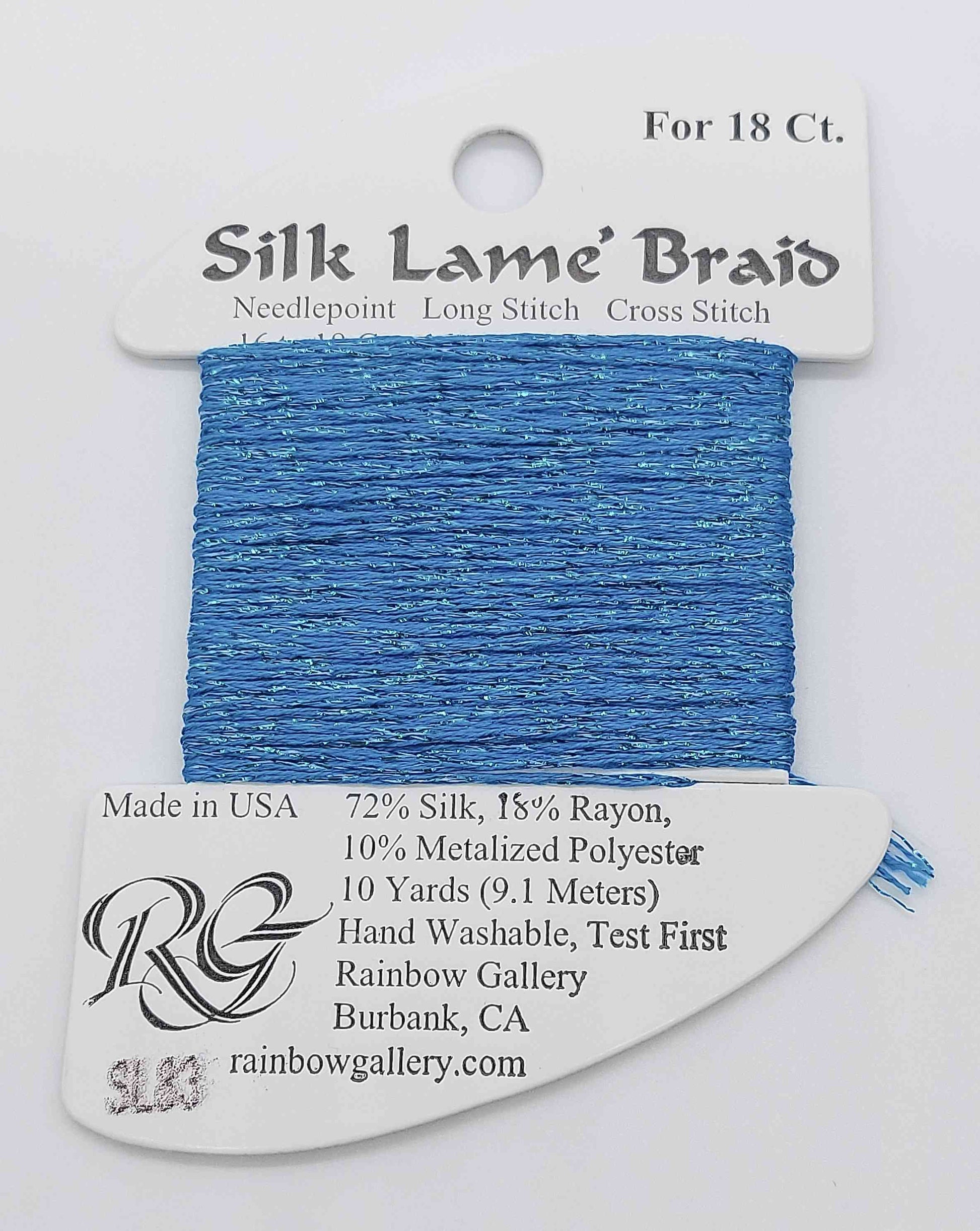 Slik Lame Baid -  Assorted Colors - SL83-DARK TURQUOISE