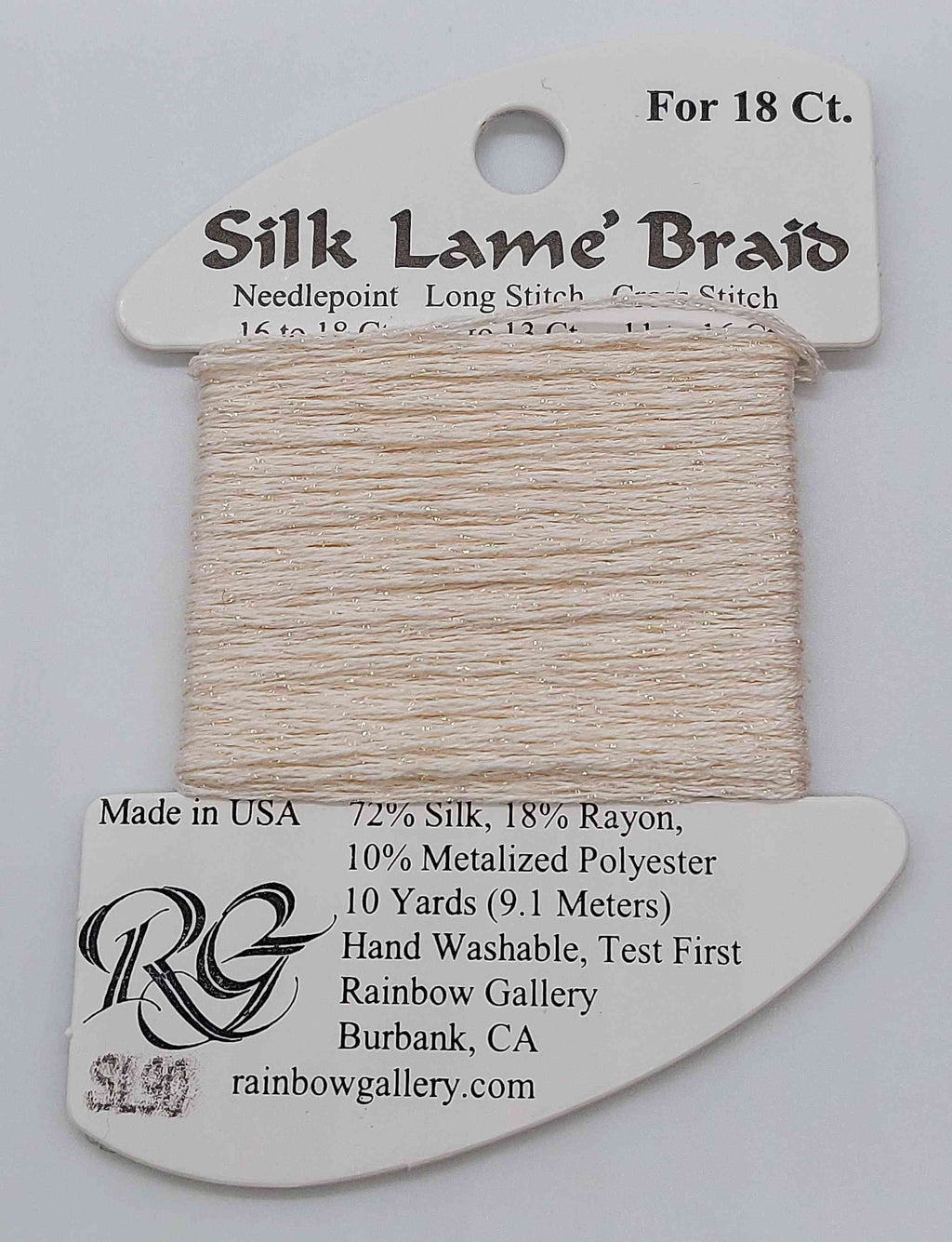 Slik Lame Baid -  Assorted Colors - SL90-BARELY PINK