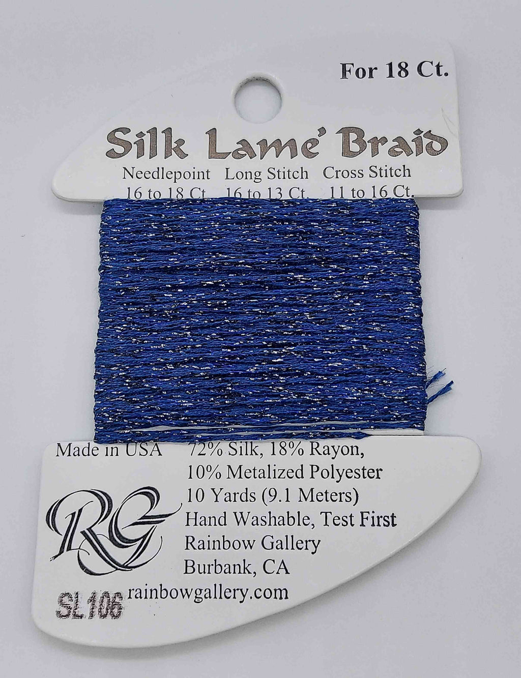 Slik Lame Baid -  Assorted Colors - SL106-DARK DENIM