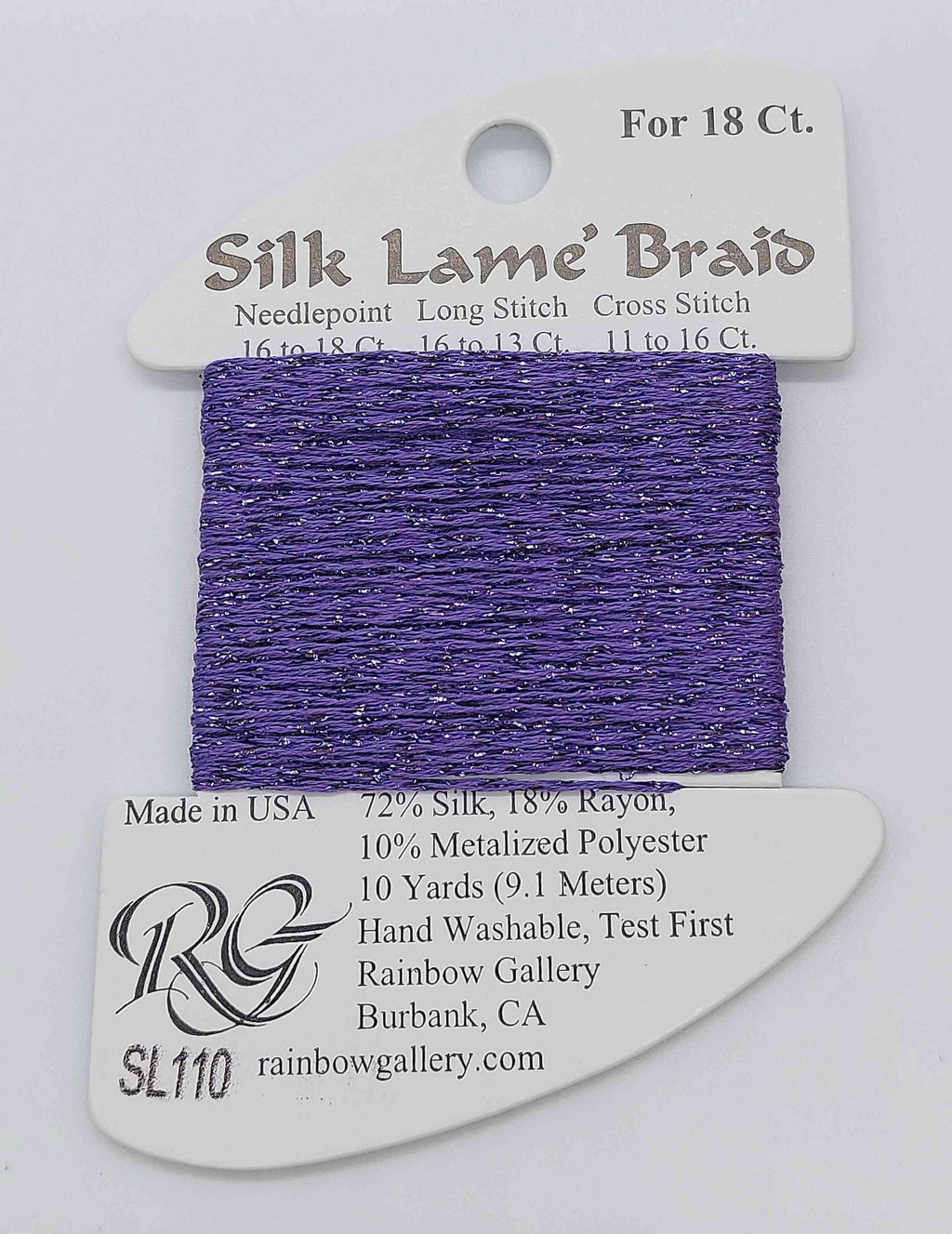Slik Lame Baid -  Assorted Colors - SL110-DARK VIOLET