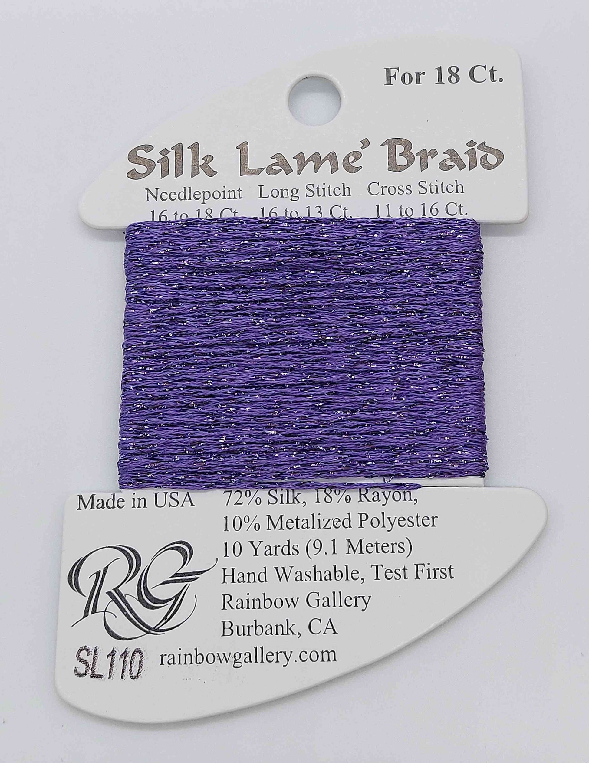 Slik Lame Baid -  Assorted Colors - SL110-DARK VIOLET