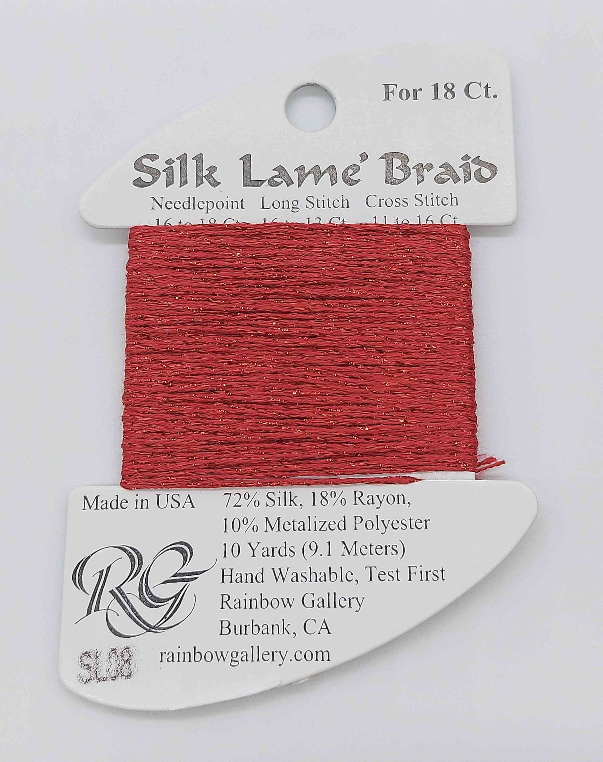 Slik Lame Baid -  Assorted Colors - SL08-RED