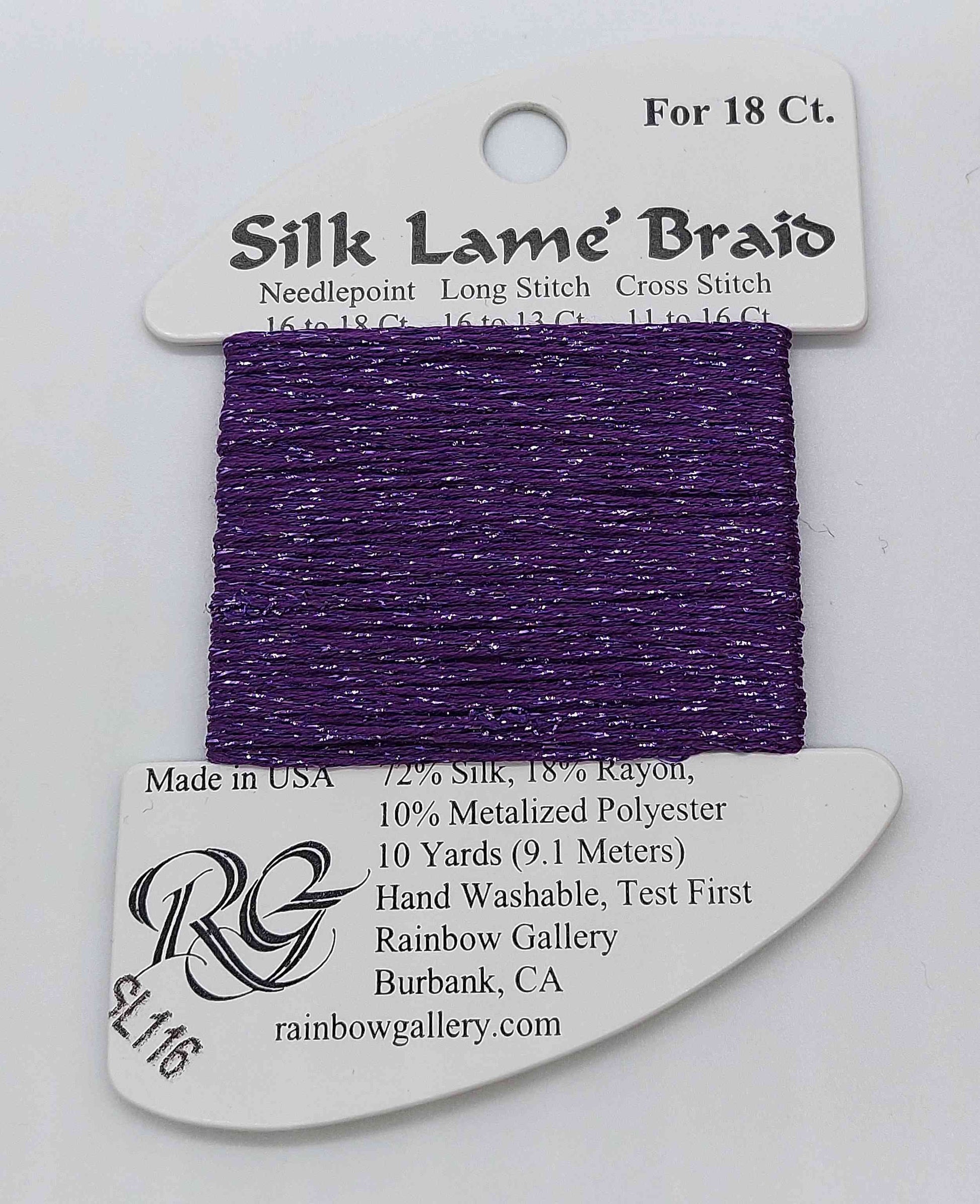 Slik Lame Baid -  Assorted Colors - SL116-MEDIUM VIOLET