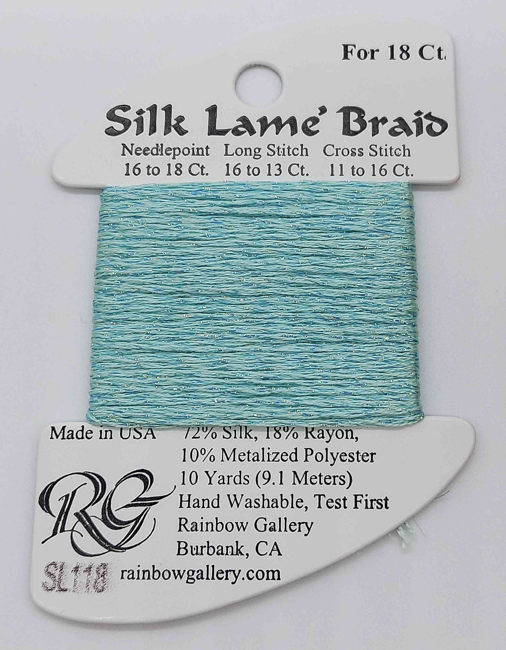 Slik Lame Baid -  Assorted Colors - SL118-SEA SPRAY