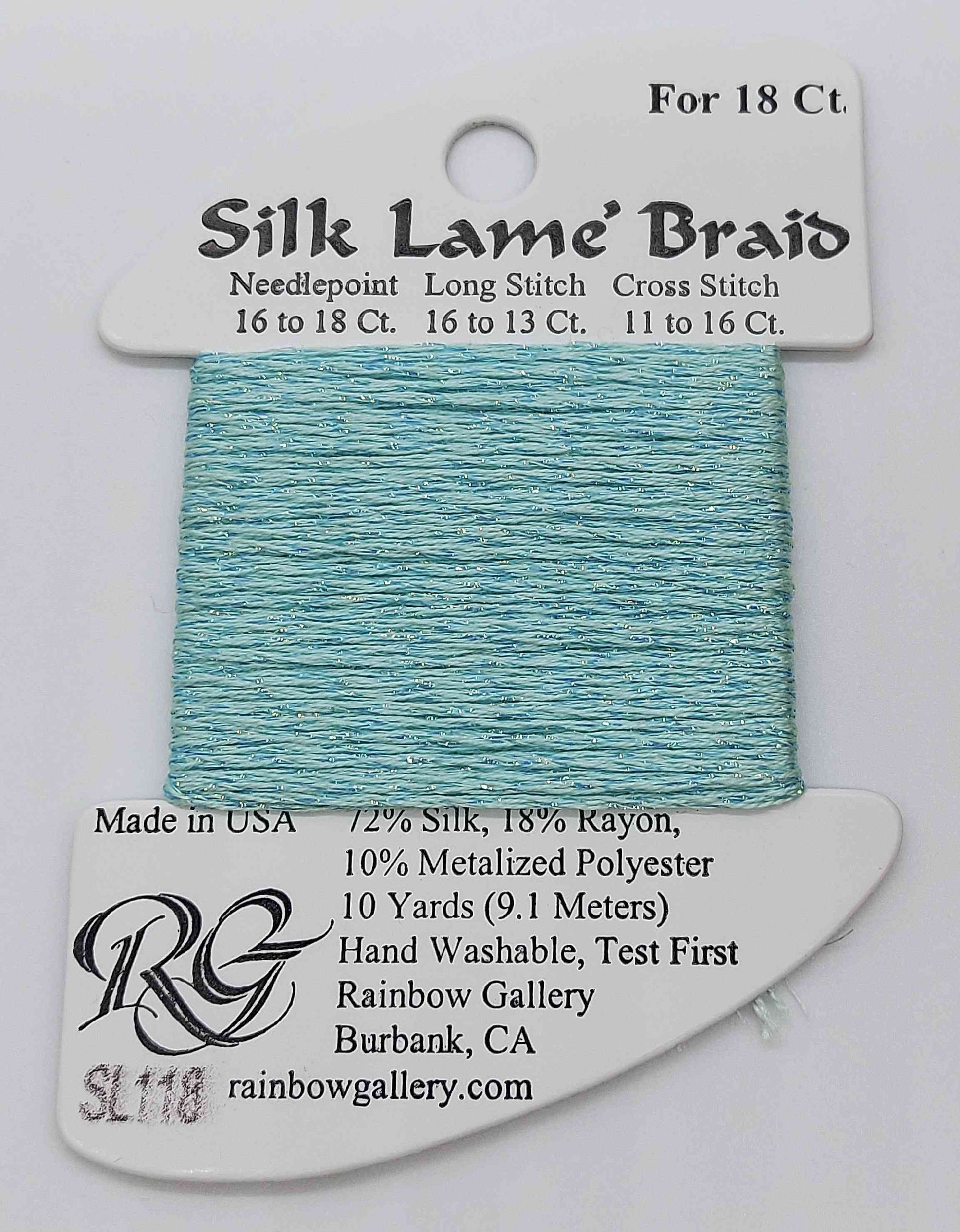 Slik Lame Baid -  Assorted Colors - SL118-SEA SPRAY