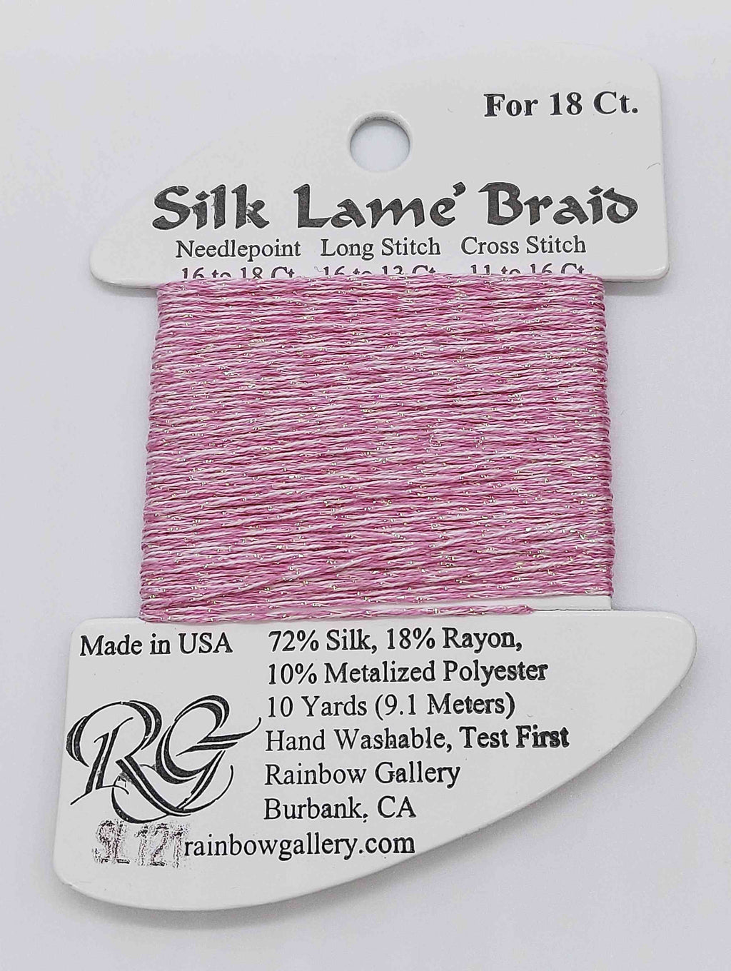 Slik Lame Baid -  Assorted Colors - SL121-MEDIUM RASPBERRY