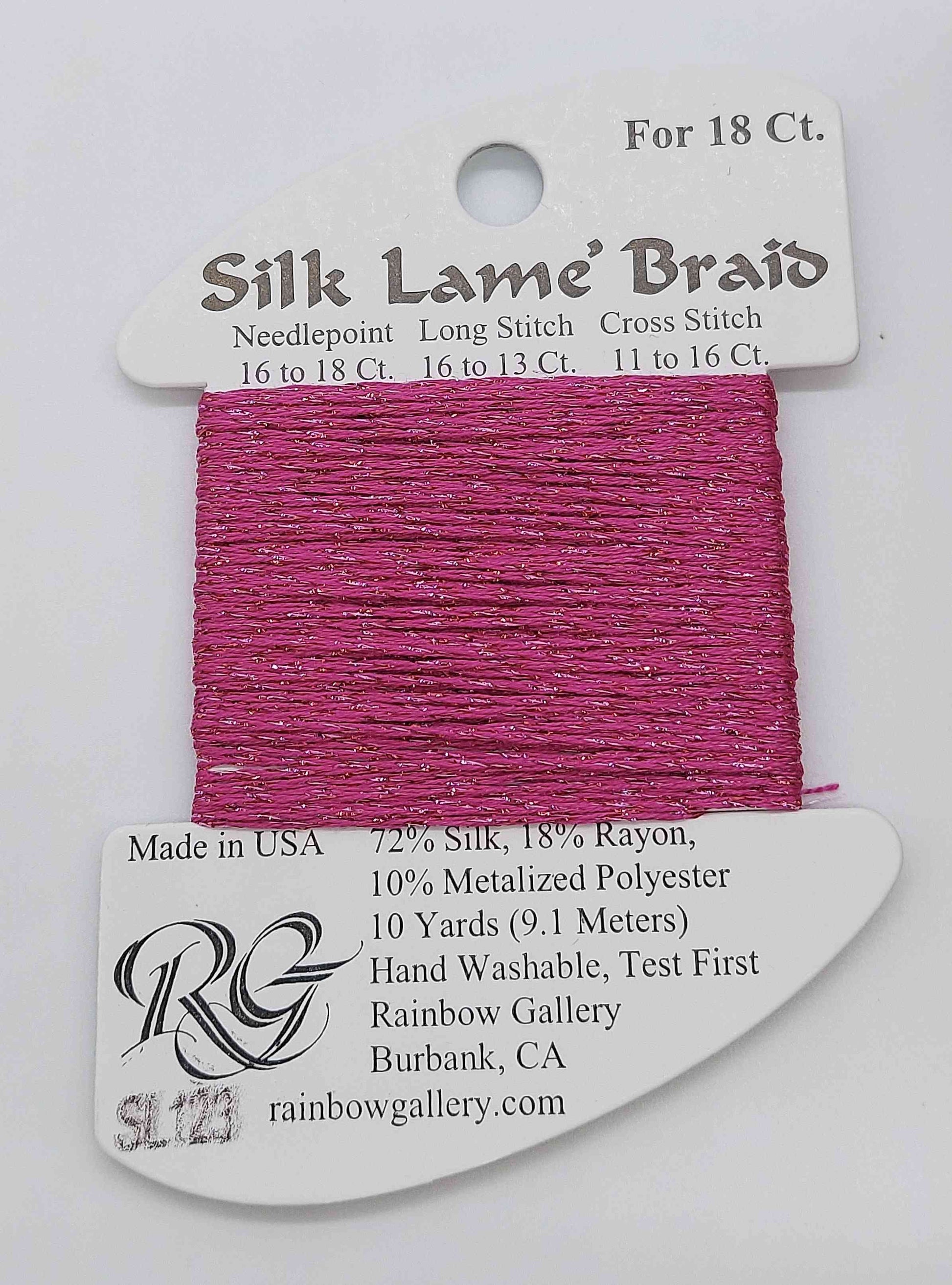 Slik Lame Baid -  Assorted Colors - SL123-DARK HOT PINK