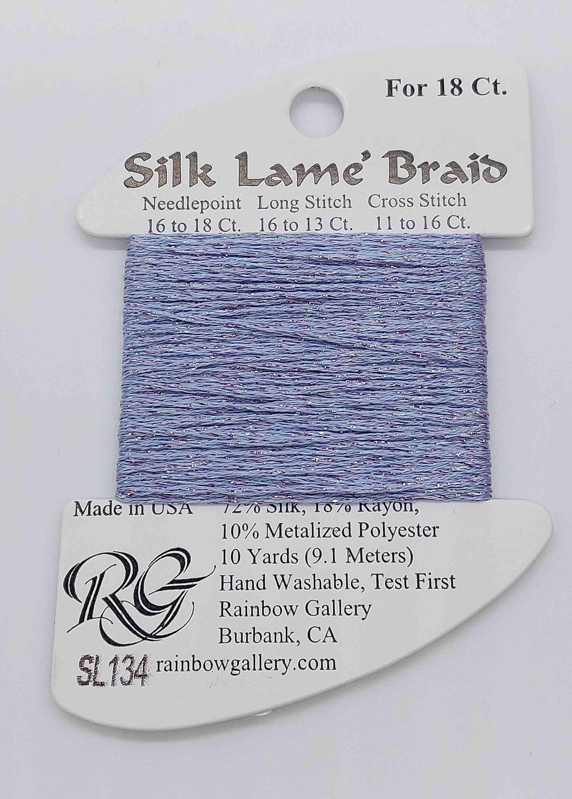 Slik Lame Baid -  Assorted Colors - SL134-MISTY LILAC