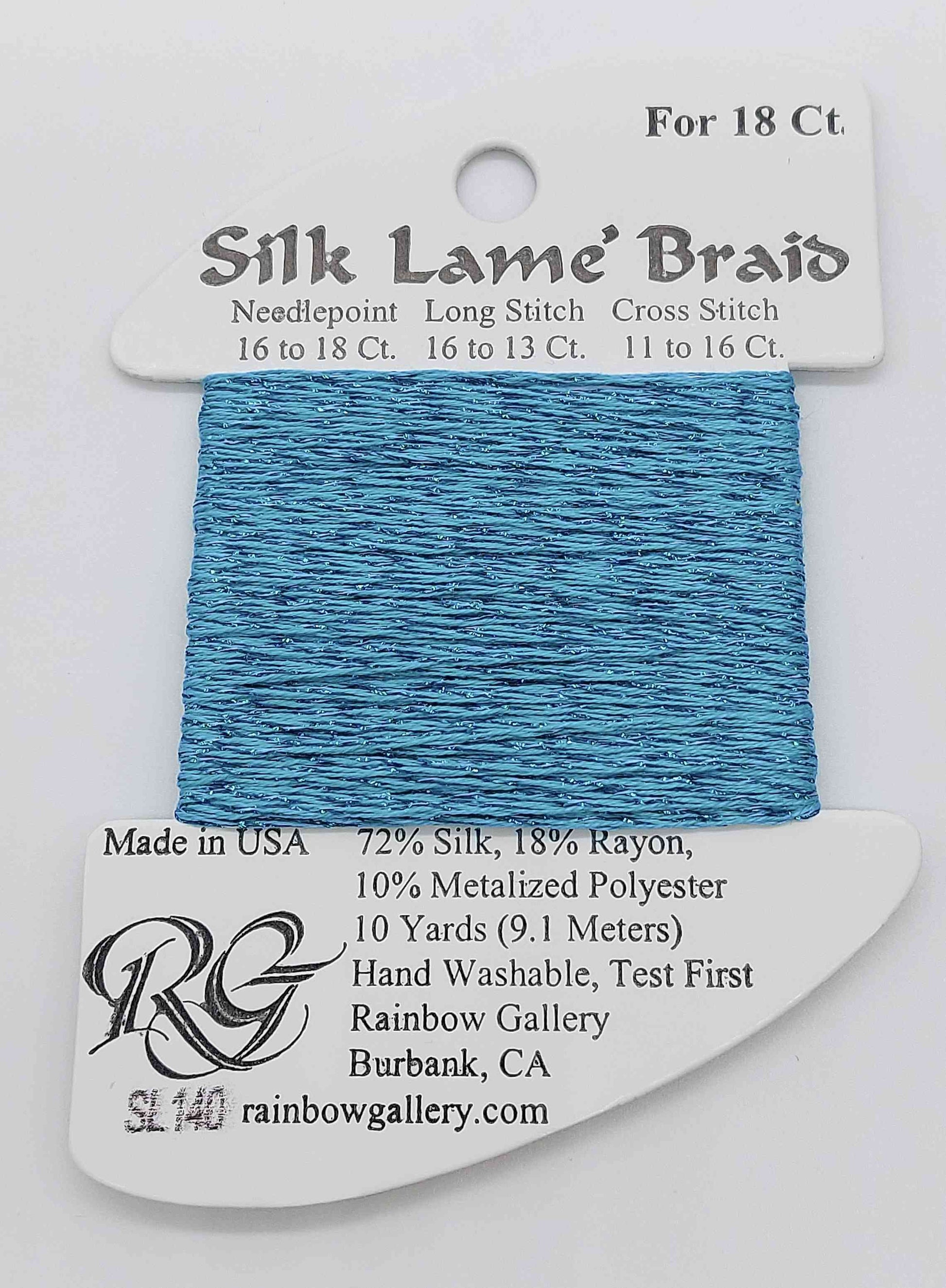 Slik Lame Baid -  Assorted Colors - SL140-JAMACIAN SEA
