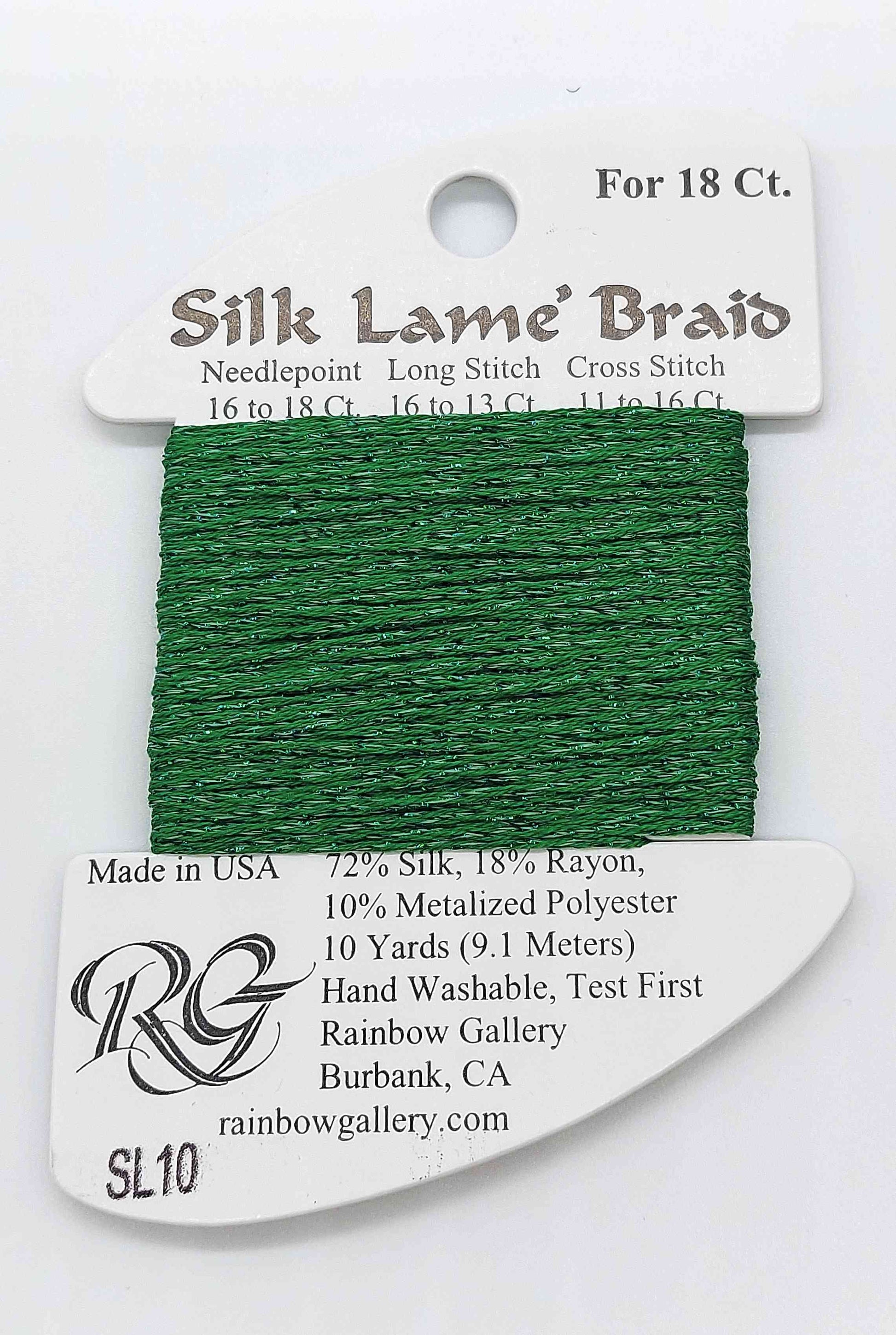 Slik Lame Baid -  Assorted Colors - SL10-GREEN