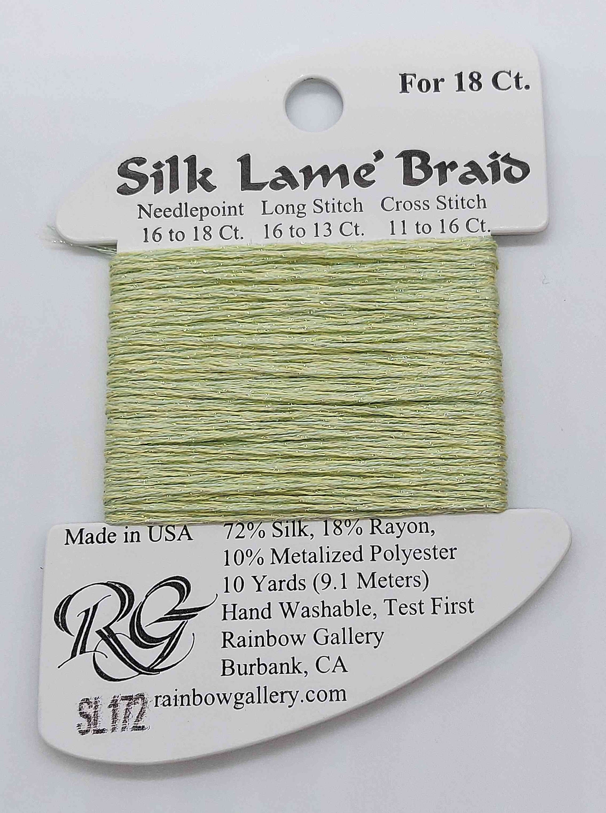 Slik Lame Baid -  Assorted Colors - SL172-LIME CREAM