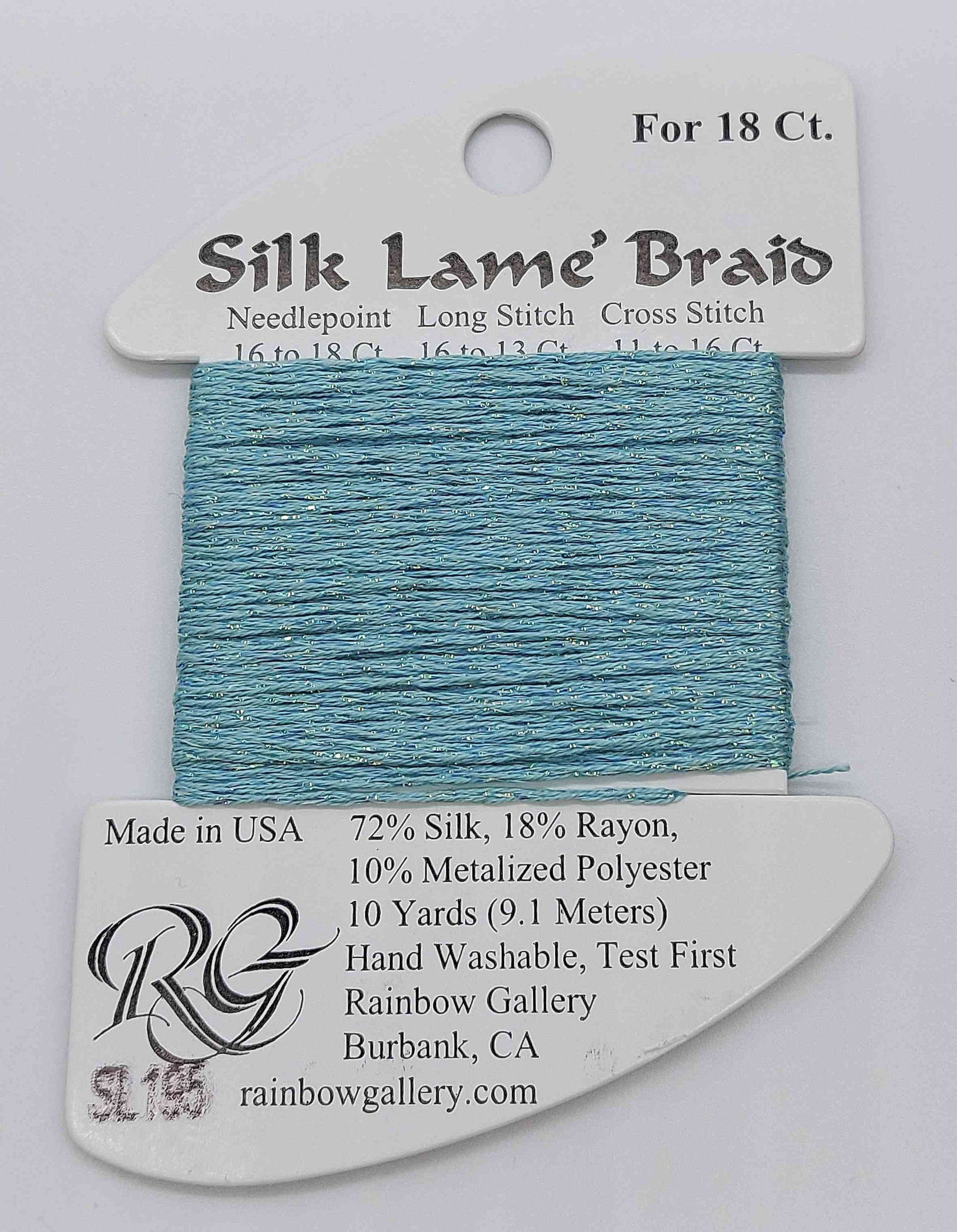 Slik Lame Baid -  Assorted Colors - sl195-Marine Blue