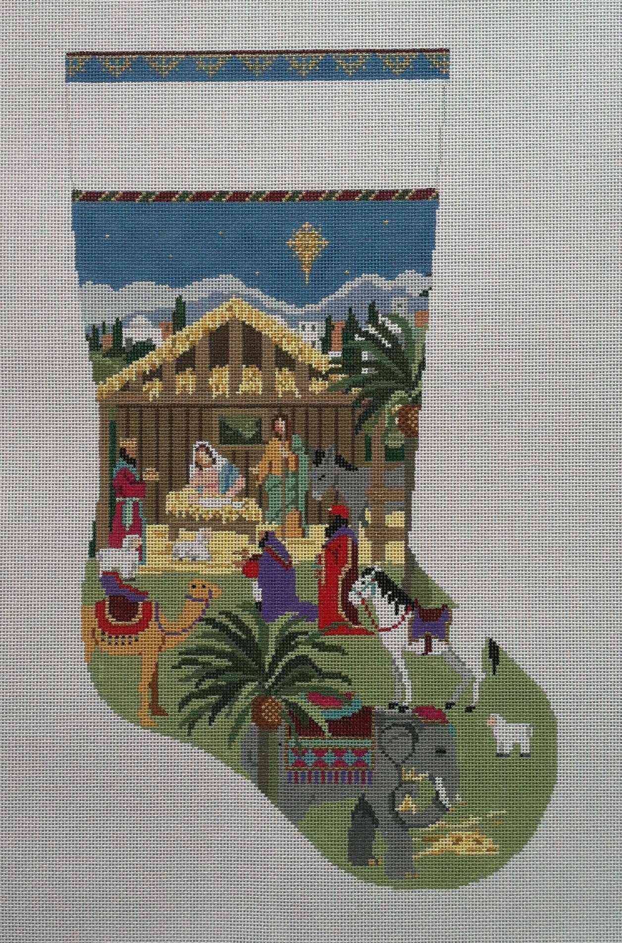 Stocking - Nativity Stable