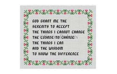Serenity Prayer, Floral