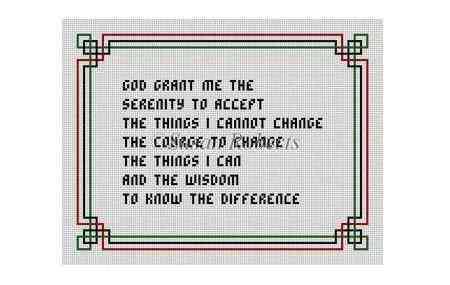 Serenity Prayer, Corners