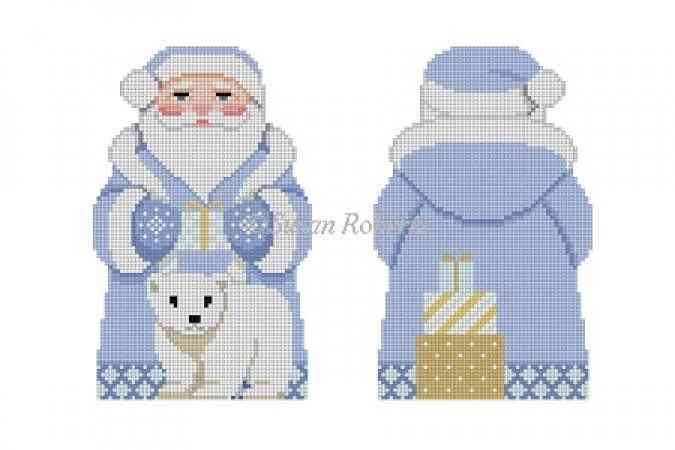 2-sided Santa - Arctic with Polar Bear