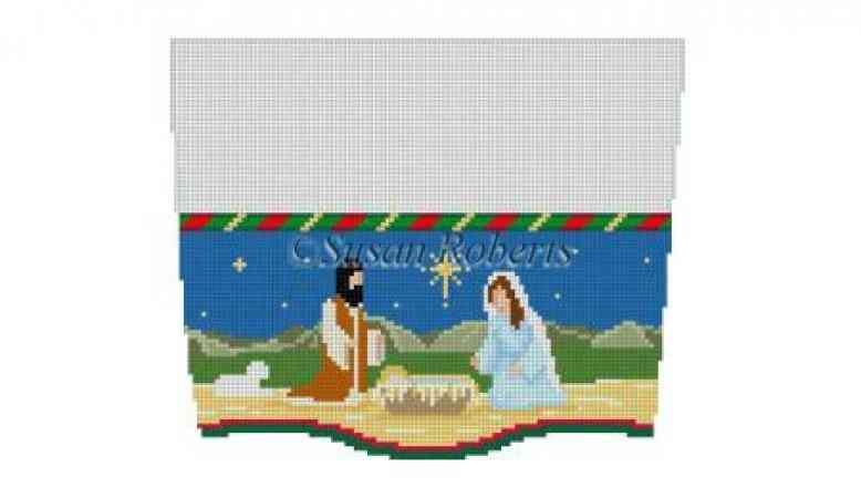Stocking Cuff - Nativity