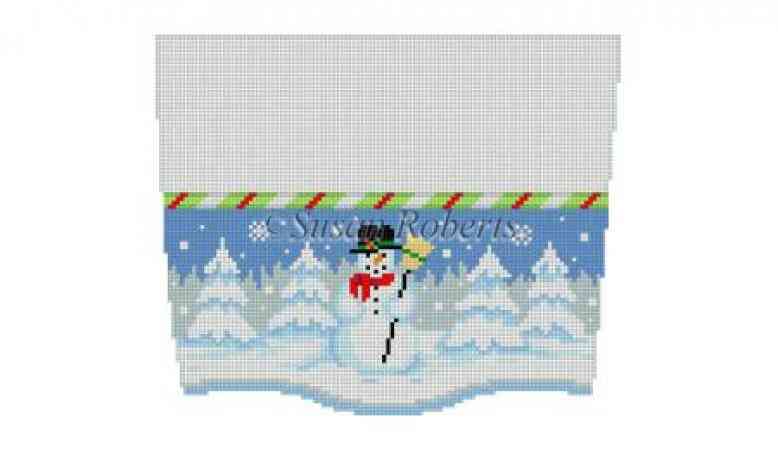 Stocking Cuff - Snowman
