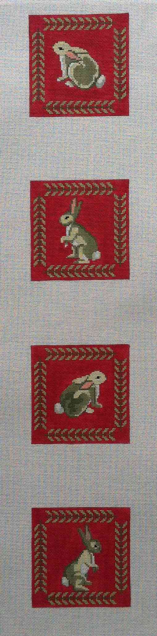 Coasters - Rabbits, Fern Border