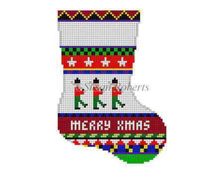 Bold Stripe Soldiers, mini stocking