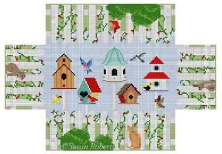 Birdhouses, brick cover