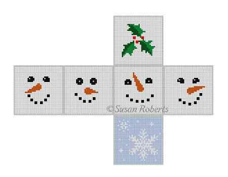 Cube, Snowman Faces